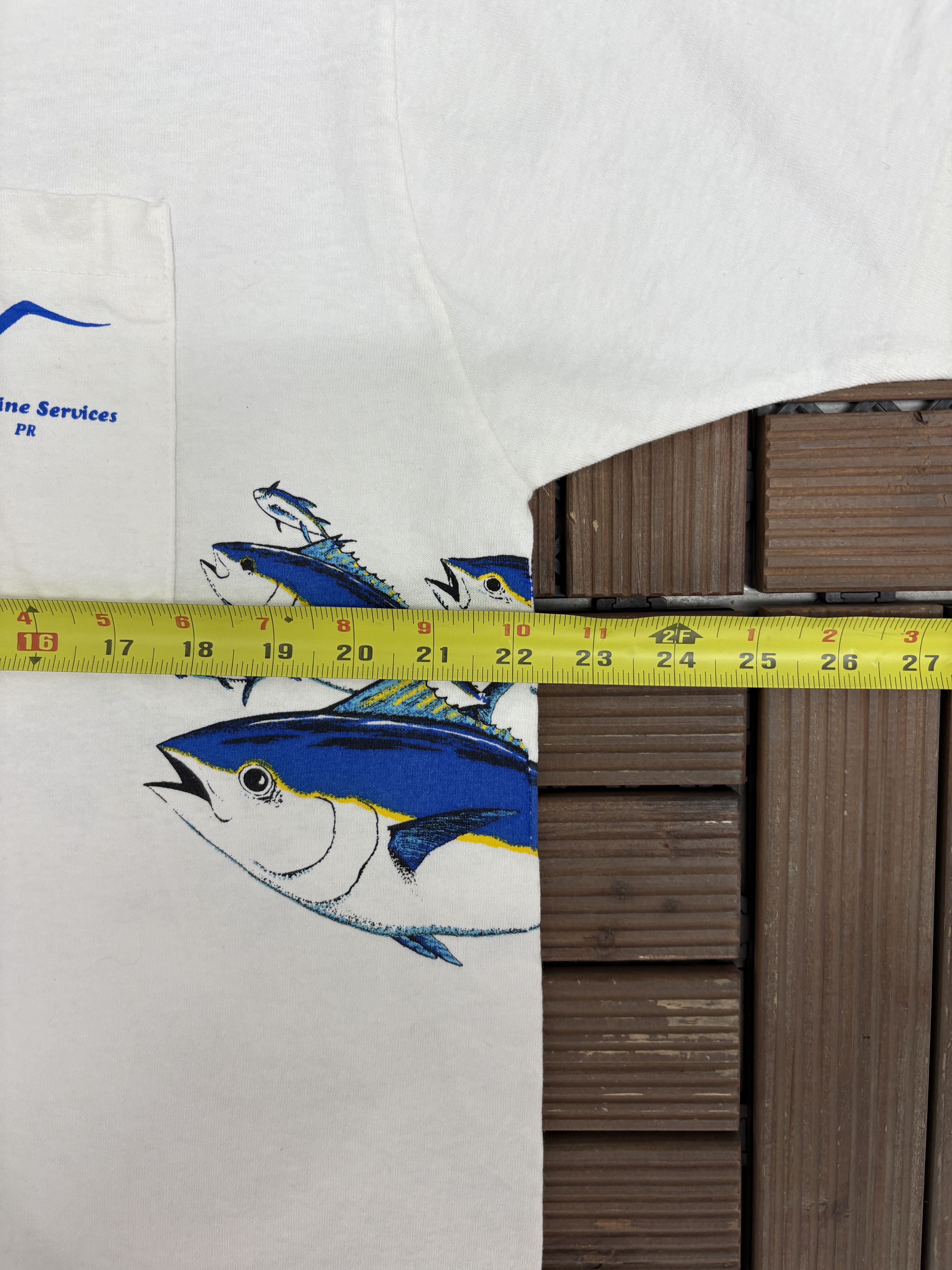 Vintage Marine Services San Juan Vintage White T-Shirt Tee Size US XL / EU 56 / 4 - 7 Thumbnail