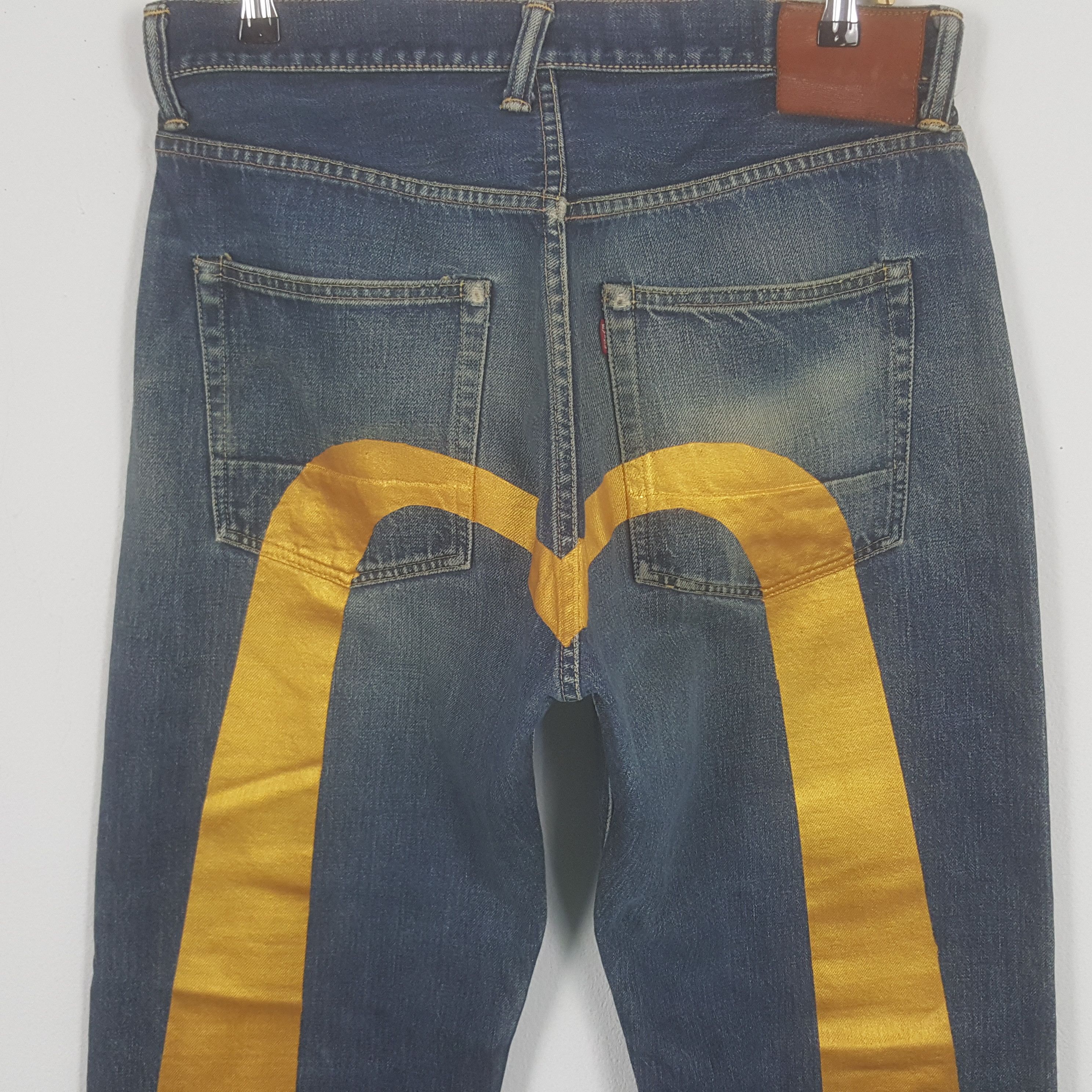 Evisu Vintage Evisu Japanese Brand Daicock Custom Art Denim Jeans Size US 32 / EU 48 - 2 Thumbnail
