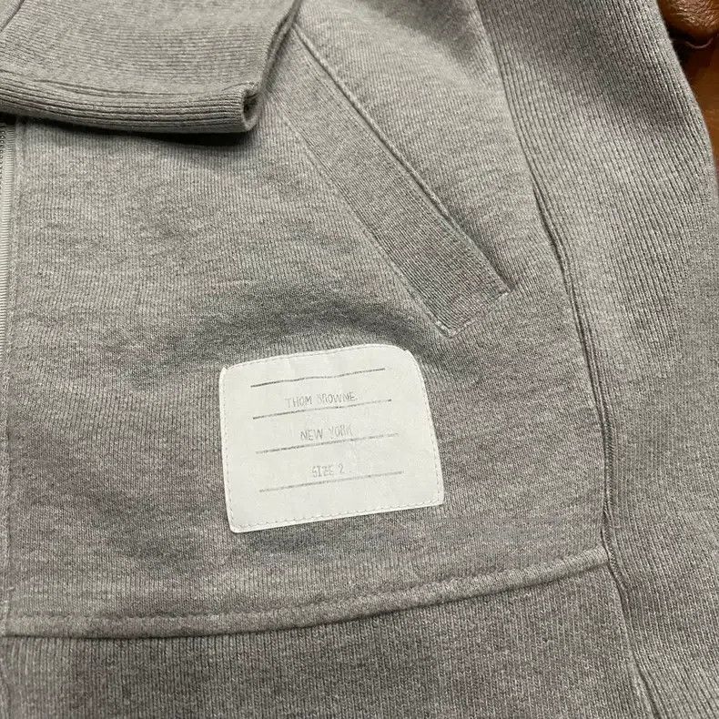 Thom Browne Thom Browne Gray Knit Zipper Hoodie Size US M / EU 48-50 / 2 - 3 Thumbnail