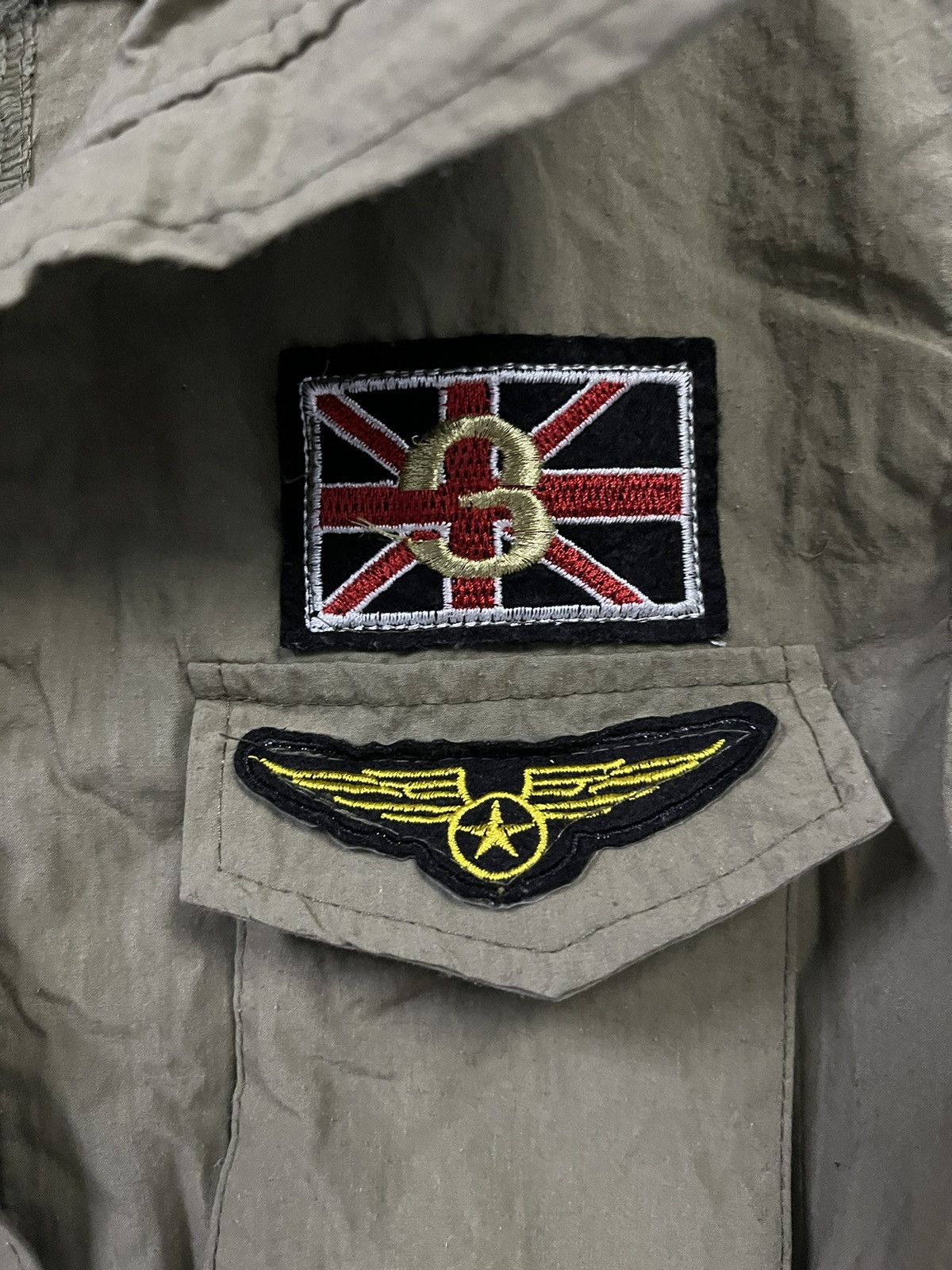 Japanese Brand Military Style Vest with Pockets Patches Size M / US 6-8 / IT 42-44 - 2 Thumbnail