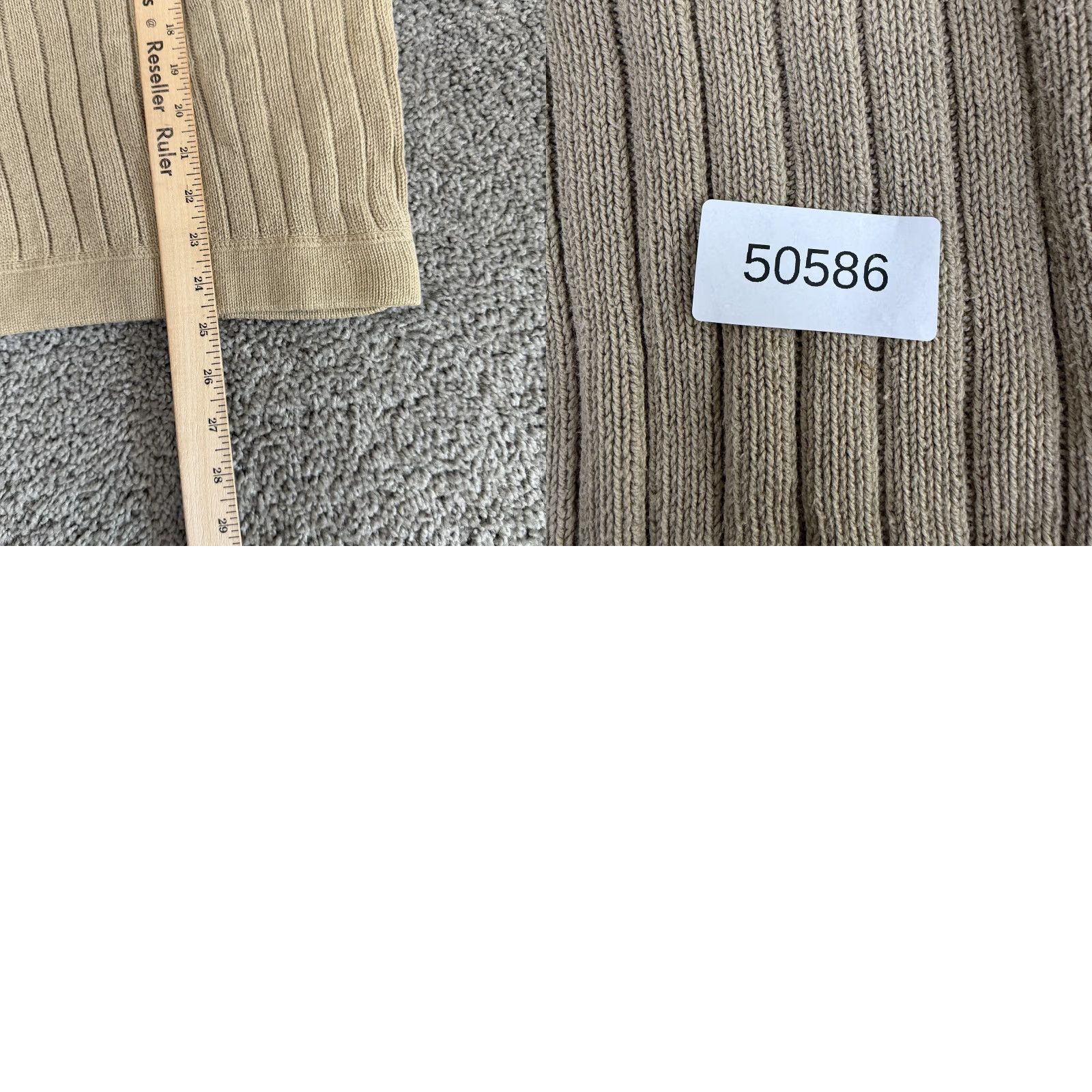 Eddie Bauer Eddie Bauer Legend Sweater Mens M Beige Cotton Crewneck Knit with Pockets UK Size US M / EU 48-50 / 2 - 9 Thumbnail