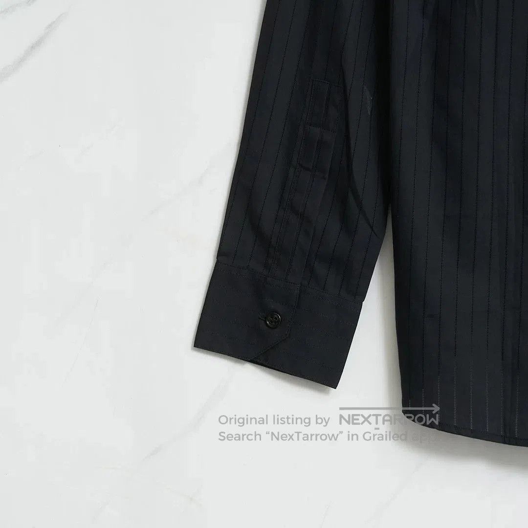 Saint Laurent Paris Saint Laurent Men's Crocheted Stripe Shirt. Size US M / EU 48-50 / 2 - 5 Thumbnail
