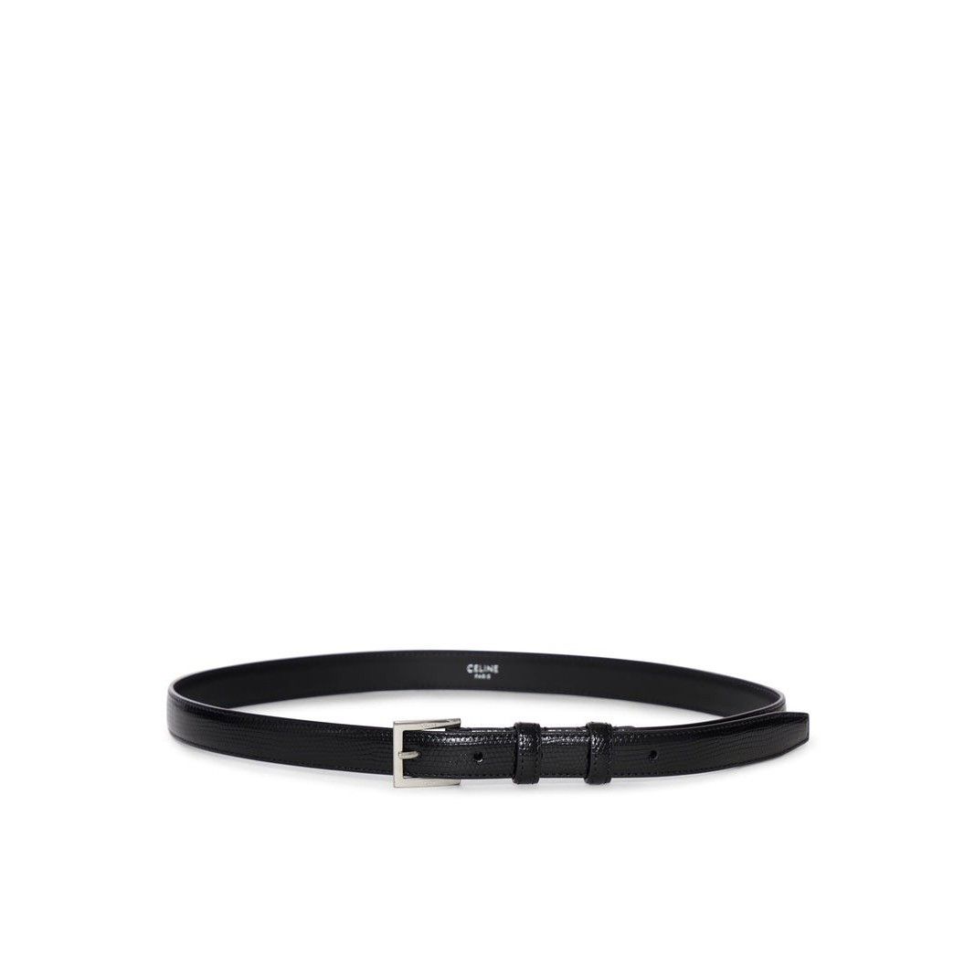 Celine CELINE Black Leather Belt New & Authentic (Men's size:90;) Size ONE SIZE - 1 Preview