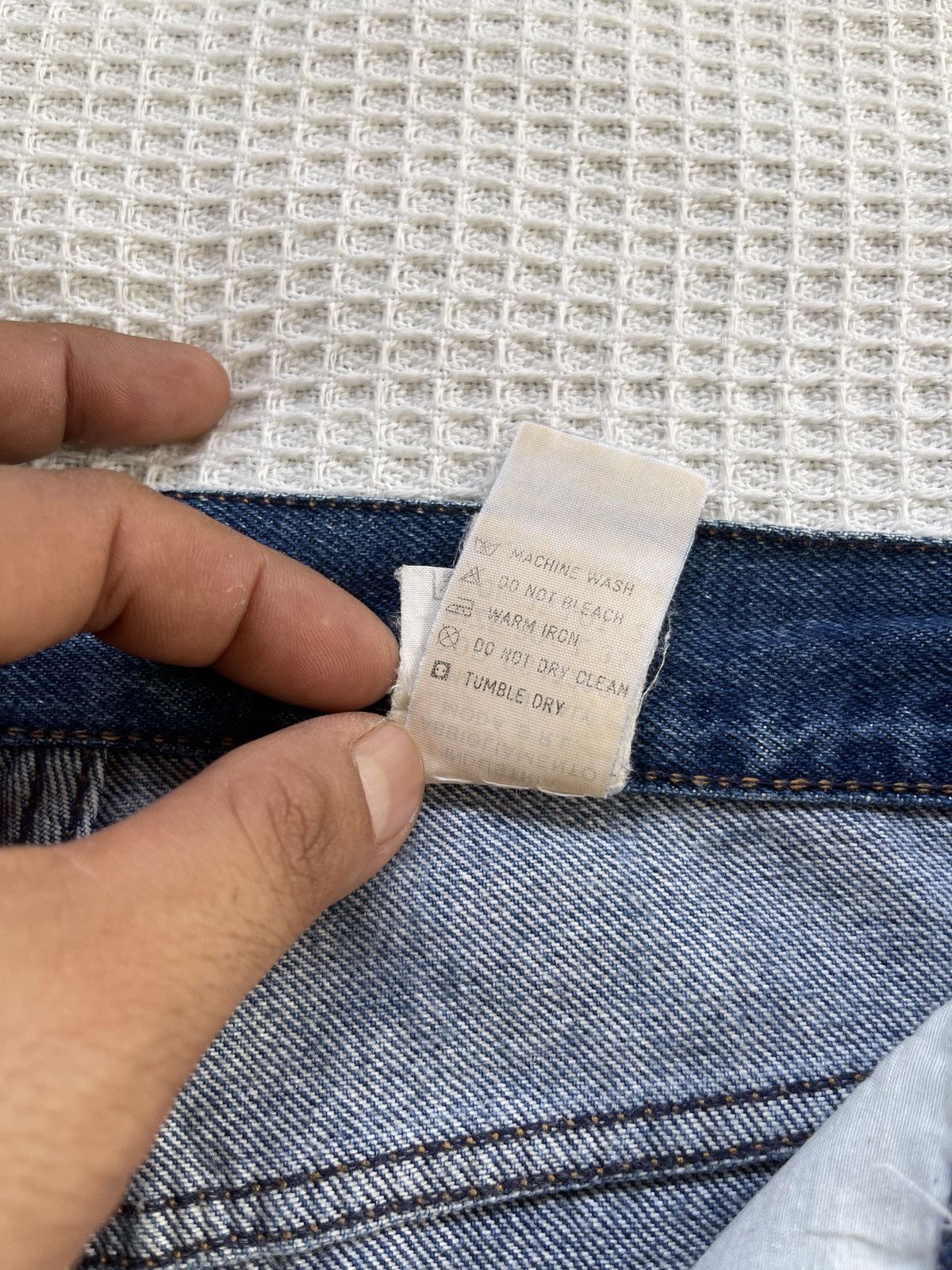 Giorgio Armani Rare🔥Vintage GA ARMANI JEANS Baggy Fit Jeans Size US 28 / EU 44 - 11 Thumbnail