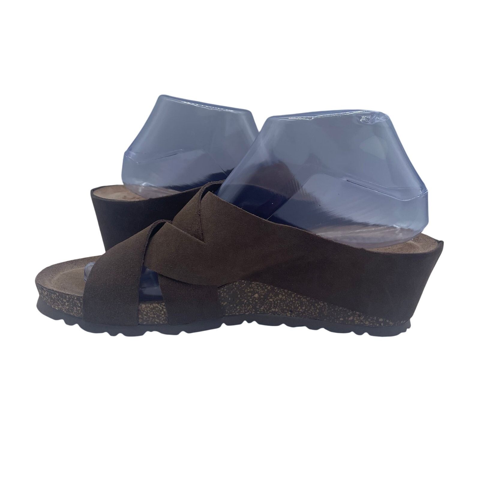 Other Yokono Sandals Wedge Brown Leather Comfort Spain Womens 9 Size US 9 / IT 39 - 5 Thumbnail