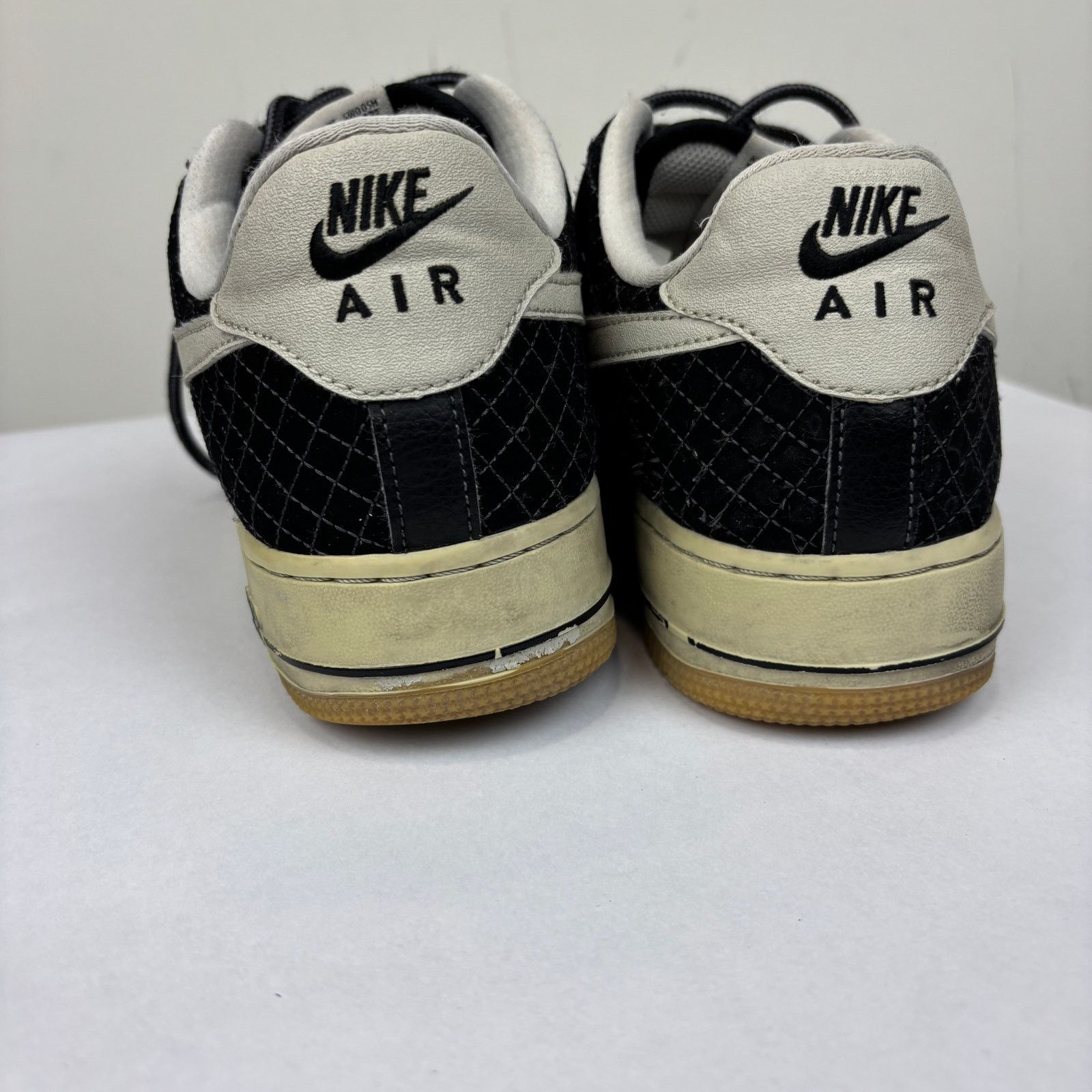 Nike Nike Air Force 1 Black Checkered Sneakers Shoes Men's 10 Size US 10 / EU 43 - 12 Thumbnail