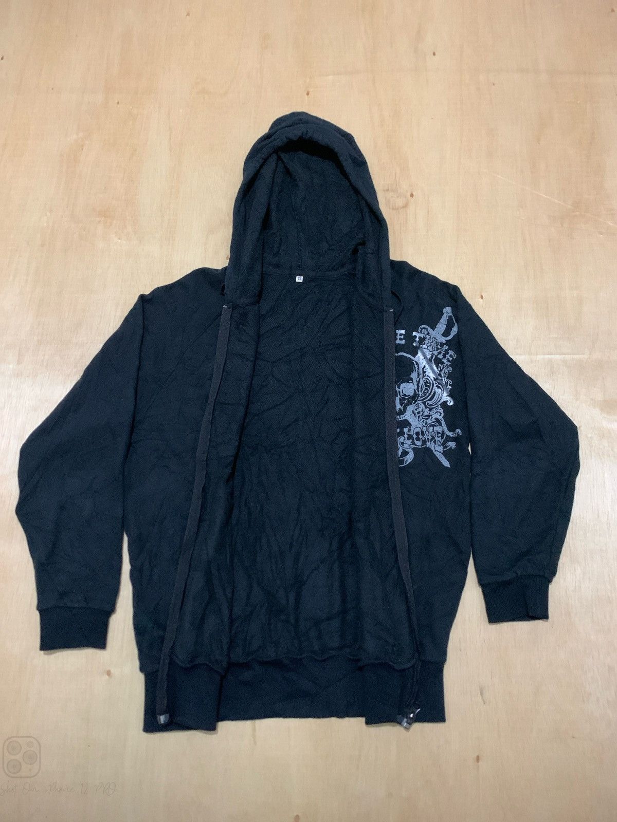 Hysteric Glamour × If Six Was Nine × Japanese Brand Y2k Private Time Mistylove Skull Hoodie Size US M / EU 48-50 / 2 - 4 Thumbnail