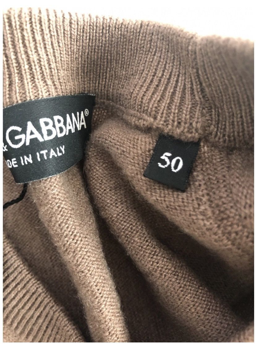 Dolce & Gabbana Dolce and Gabbana 🇮🇹 Brown Cashmere Crown Embroidered 50 NWT Size US M / EU 48-50 / 2 - 5 Thumbnail