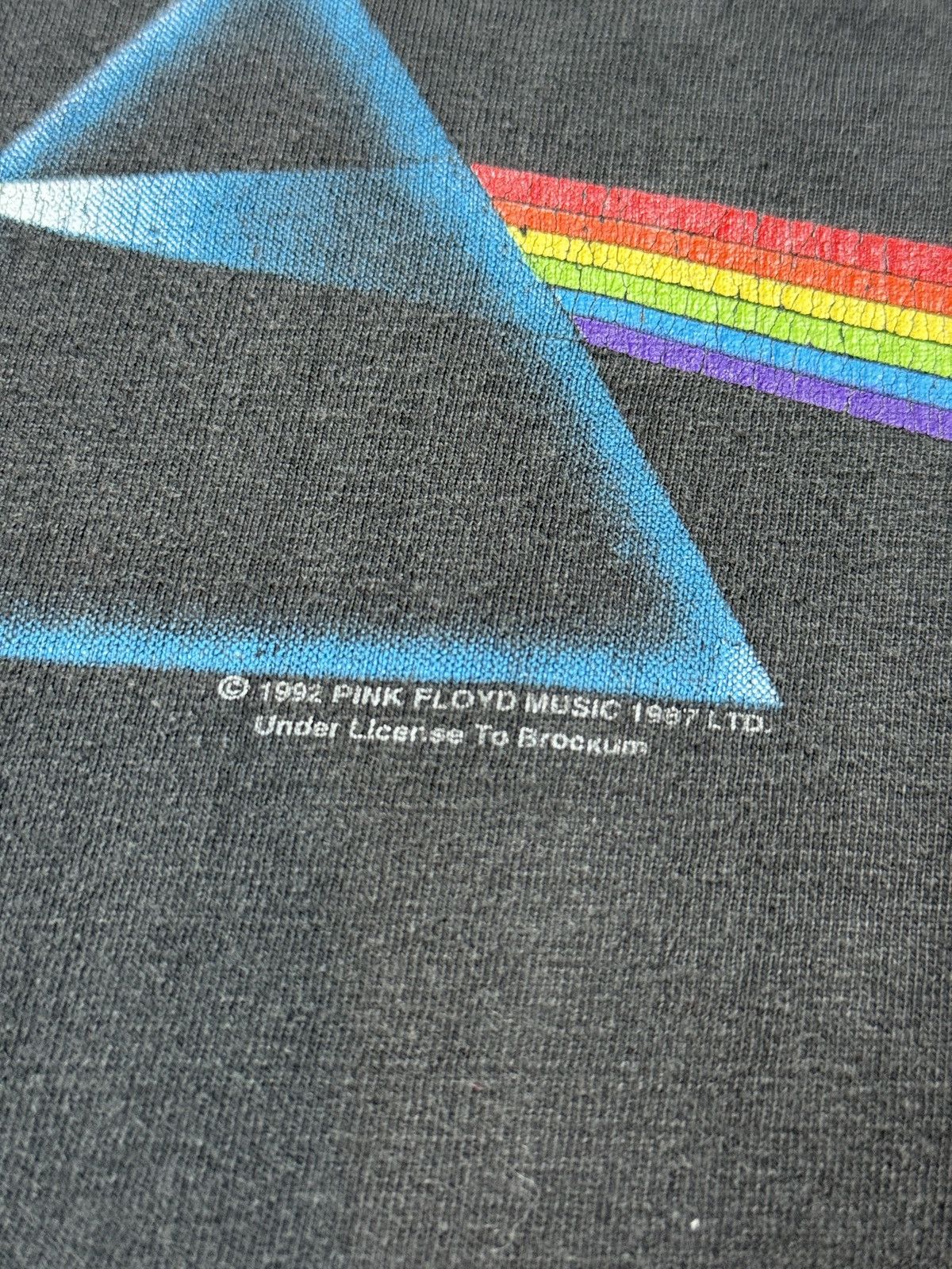 Band Tees × Vintage Vintage 90s Pink Floyd Dark Side FADED 1994 Tour T Shirt Size US XL / EU 56 / 4 - 3 Thumbnail