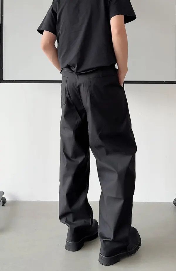 Japanese Brand Katagiri x Koga Black Wide Leg Pants Size US 32 / EU 48 - 3 Thumbnail