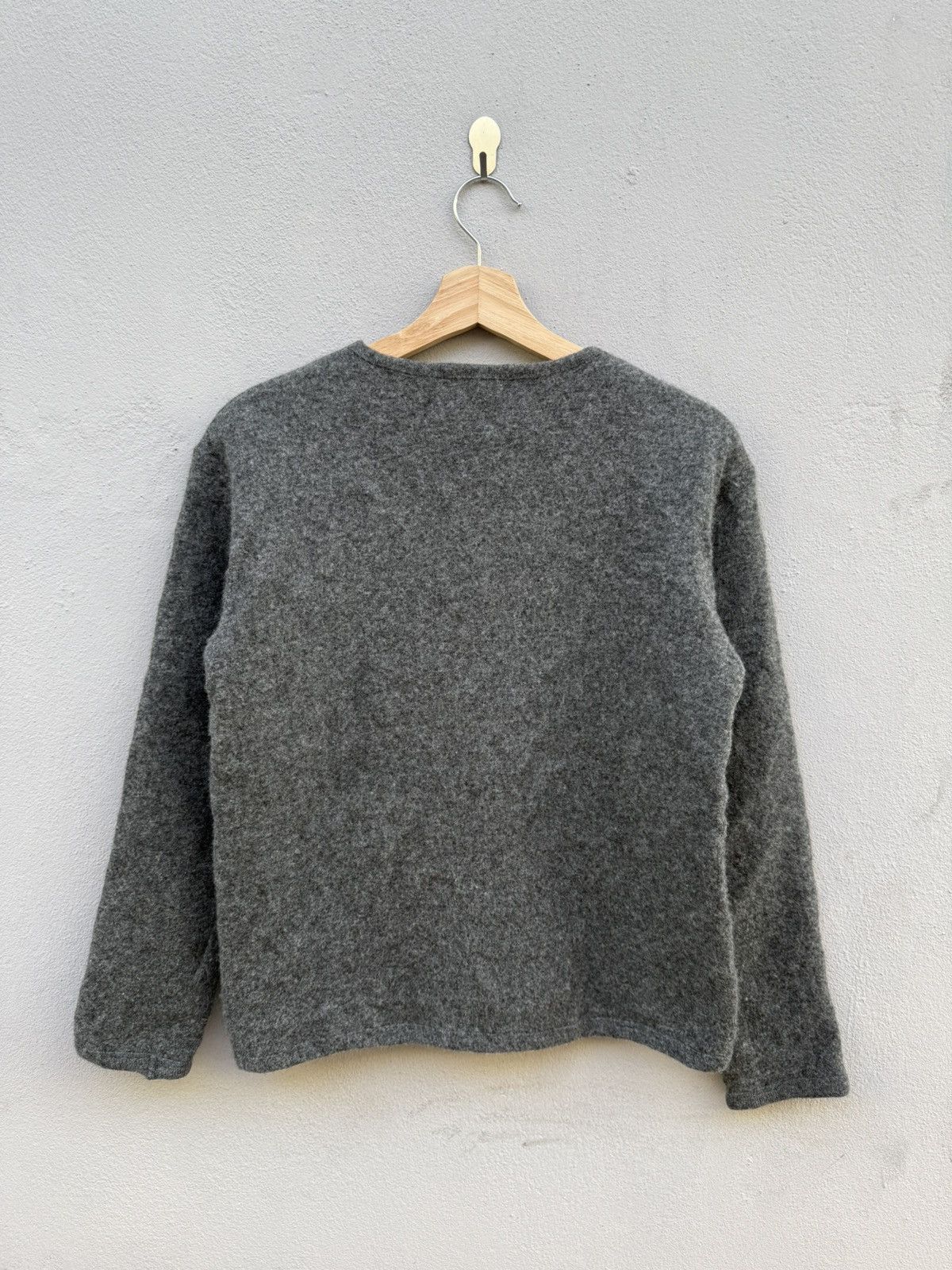 Marithe + Francois Girbaud MFG Short Mohair Wool Quilted Jumper Size L / US 10 / IT 46 - 11 Thumbnail