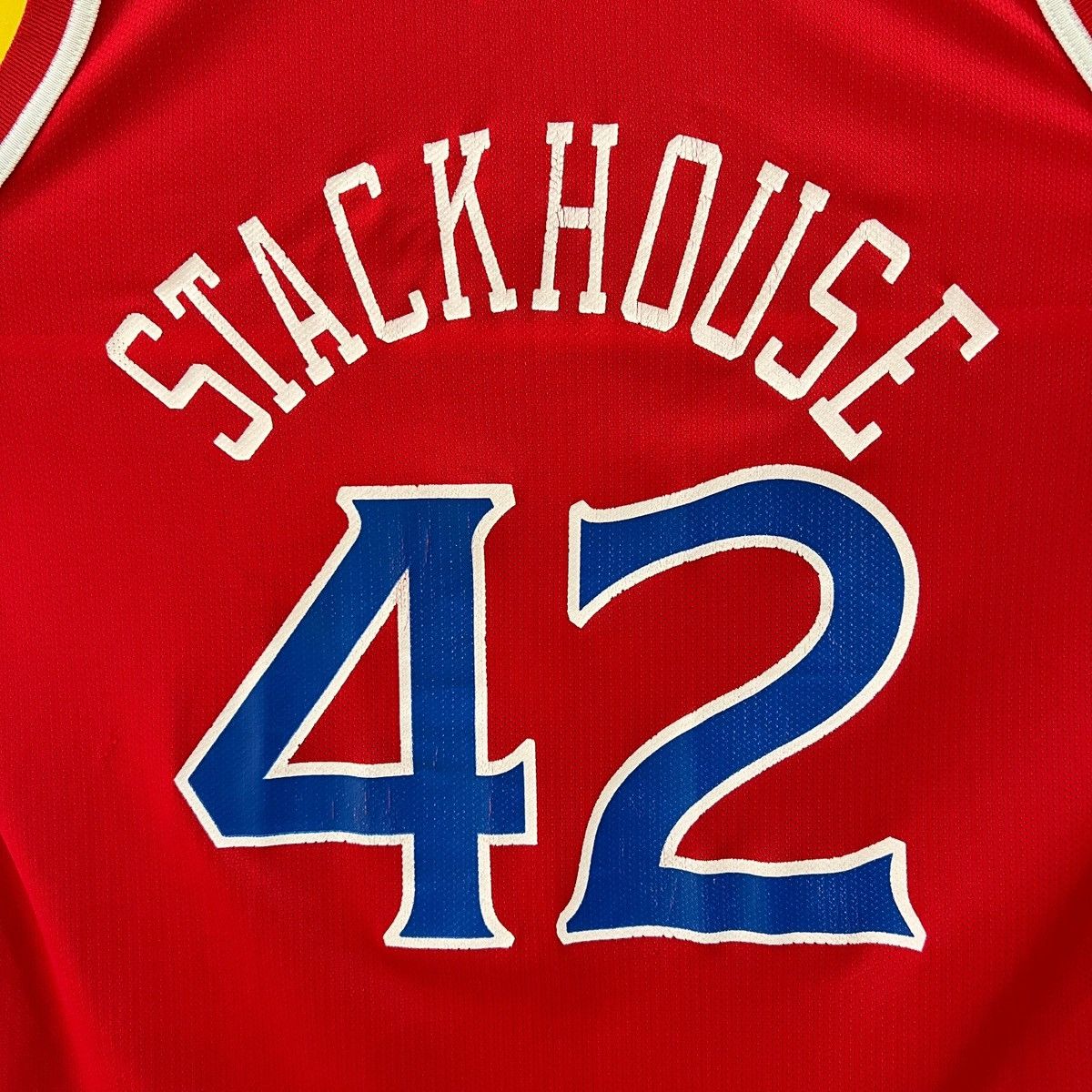 Champion × NBA × Vintage Vintage Philadelphia 76ers 95-96 Stackhouse Champion Jersey Size US XL / EU 56 / 4 - 4 Thumbnail