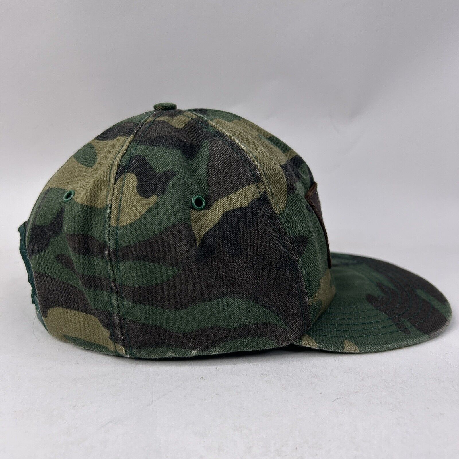 Vintage Vintage 80’s Levi Garrett Chewing Tobacco Camo Hat 2024 Size ONE SIZE - 3 Thumbnail