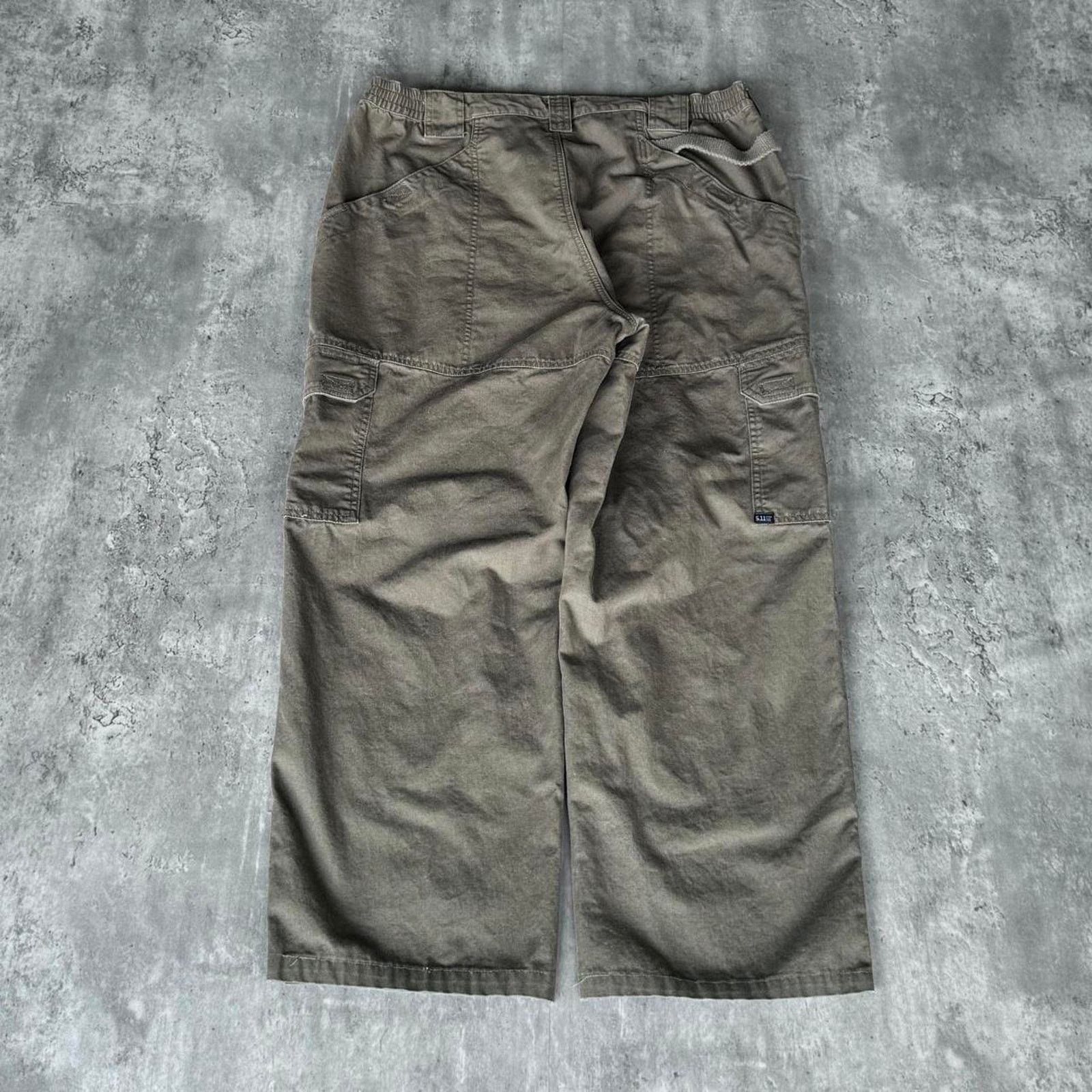 5.11 × Vintage Crazy Vintage Y2K Baggy Double Knee Cargo Skater 5.11 Pants Size US 36 / EU 52 - 2 Thumbnail