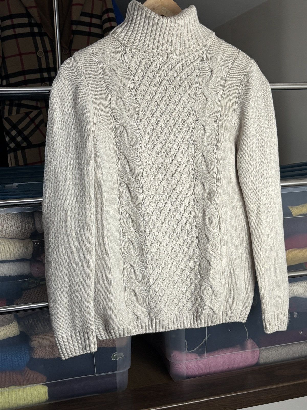 Burberry Burberry Knit Lambswool Turtleneck Sweater Size M / US 6-8 / IT 42-44 - 2 Thumbnail