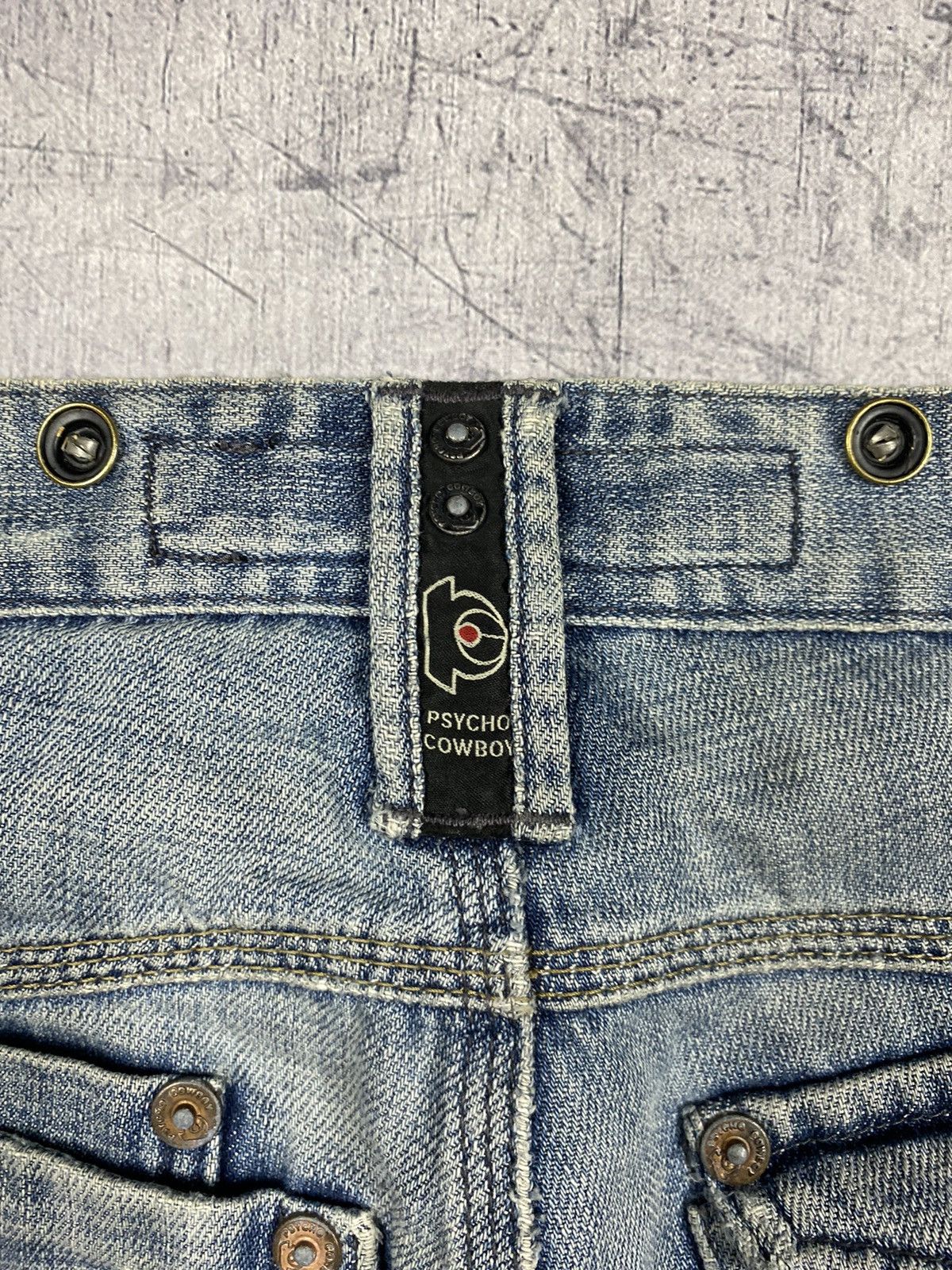 Other Vintage Psycho Cowboy Brand y2k Denim Shorts Size US 29 - 15 Thumbnail