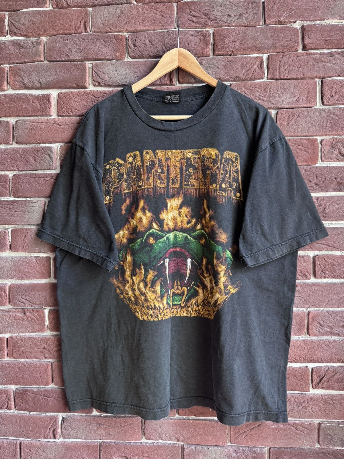 Band Tees Rare Vintage Pantera Born Again Snake Tee Metal Band Grail Size US XL / EU 56 / 4 - 1 Thumbnail
