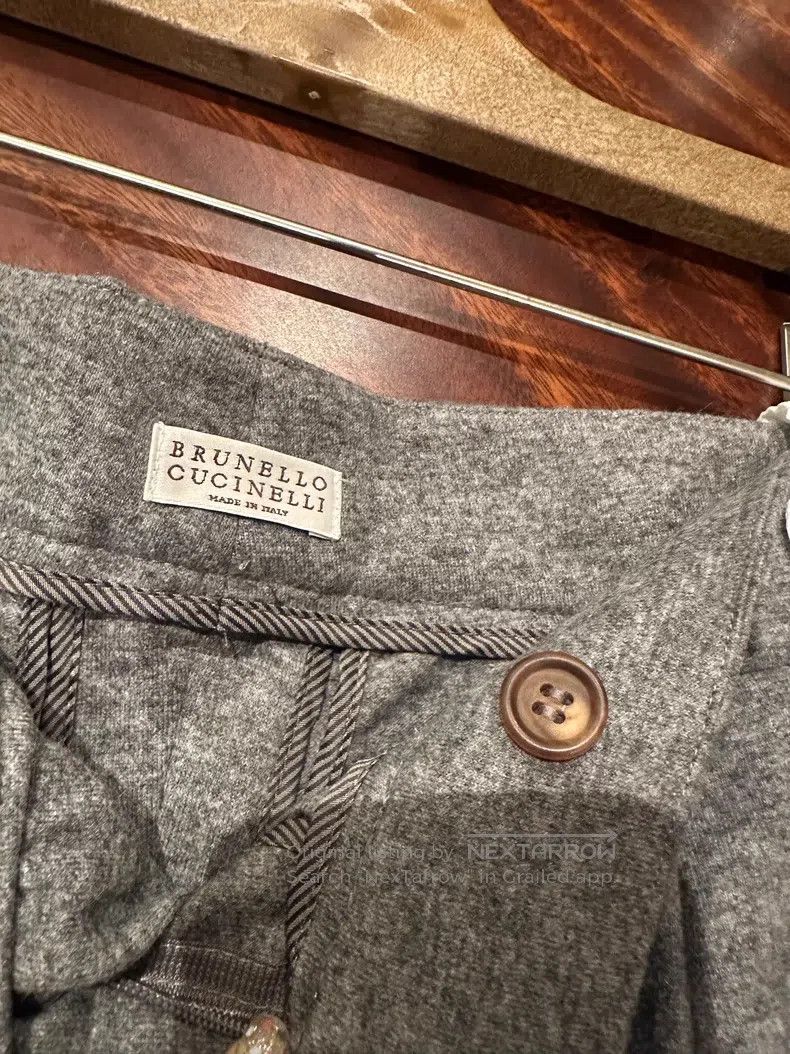 Brunello Cucinelli Brunello Cucinelli Cashmere knit trousers Size 27" / US 4 / IT 40 - 6 Thumbnail