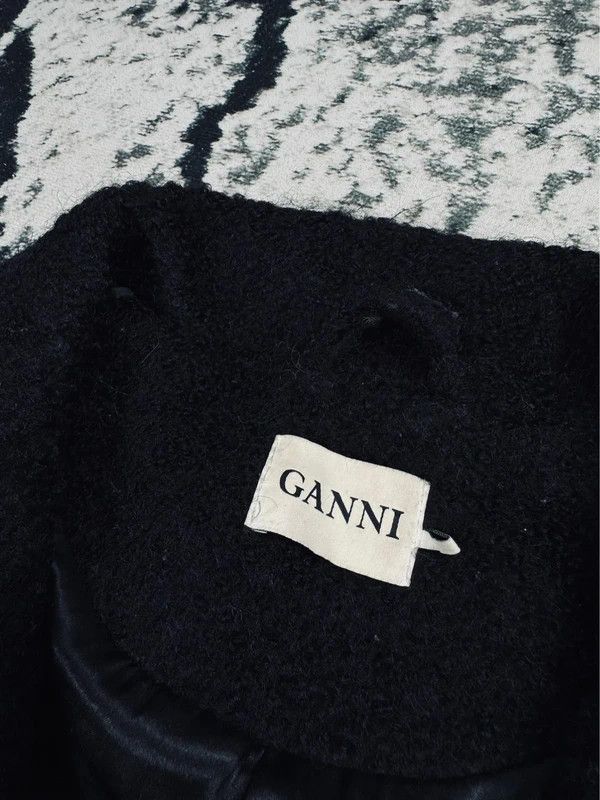 Ganni Ganni XS black wool coat Size XS / US 0-2 / IT 36-38 - 4 Thumbnail