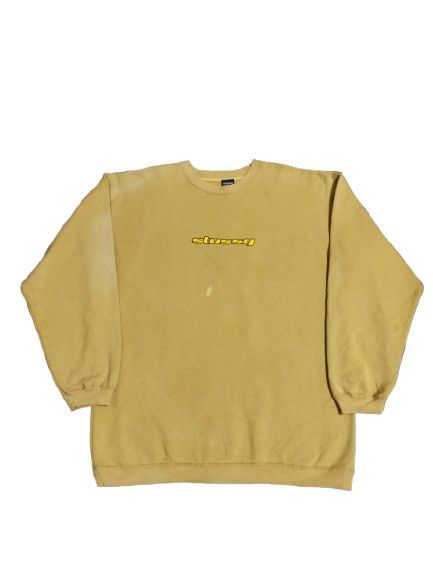 Stussy × Vintage Vintage Stussy Center Logo Sweatshirt Size US L / EU 52-54 / 3 - 1 Thumbnail