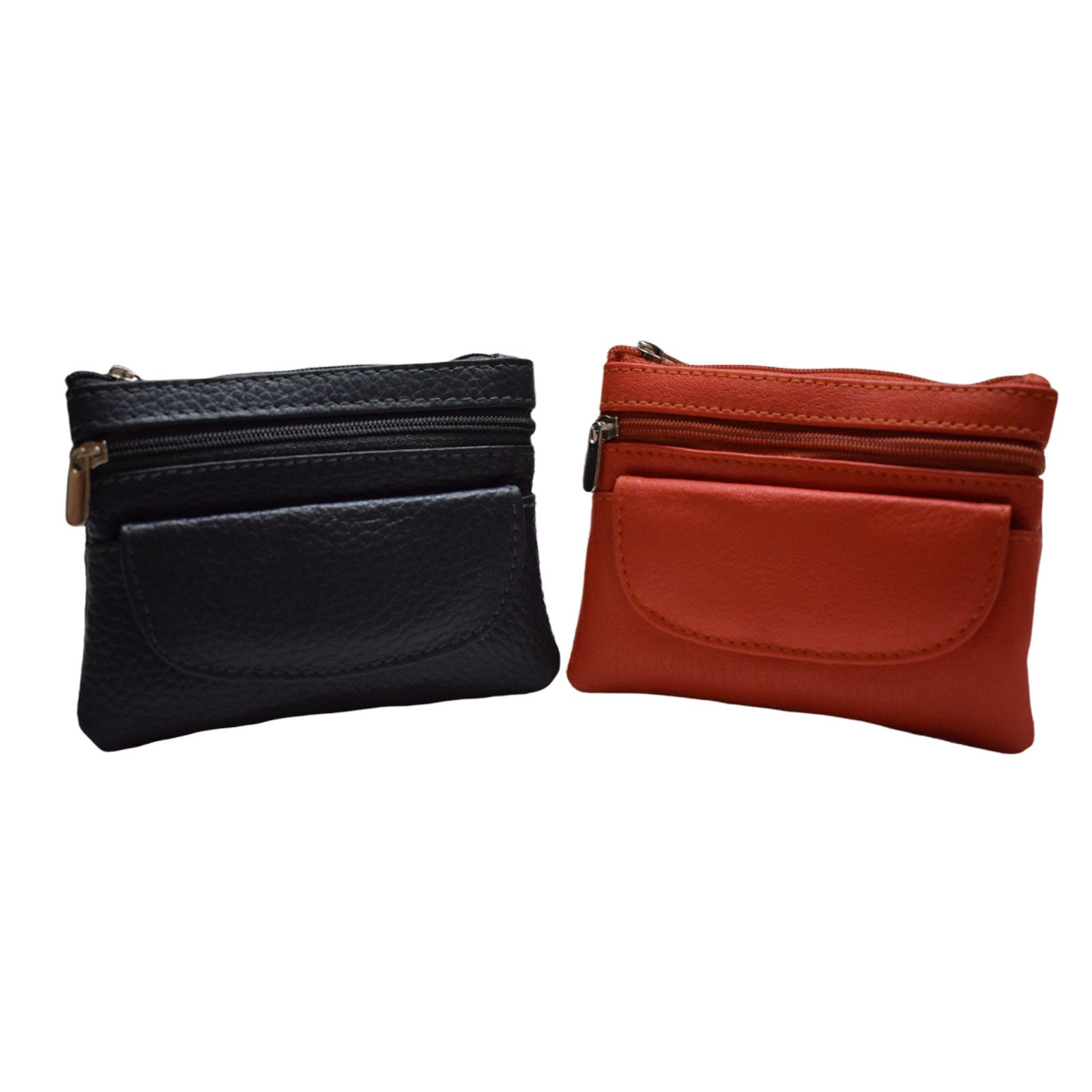 Handmade Women's genuine leather coin purse and credit card holder Size ONE SIZE - 2 Thumbnail