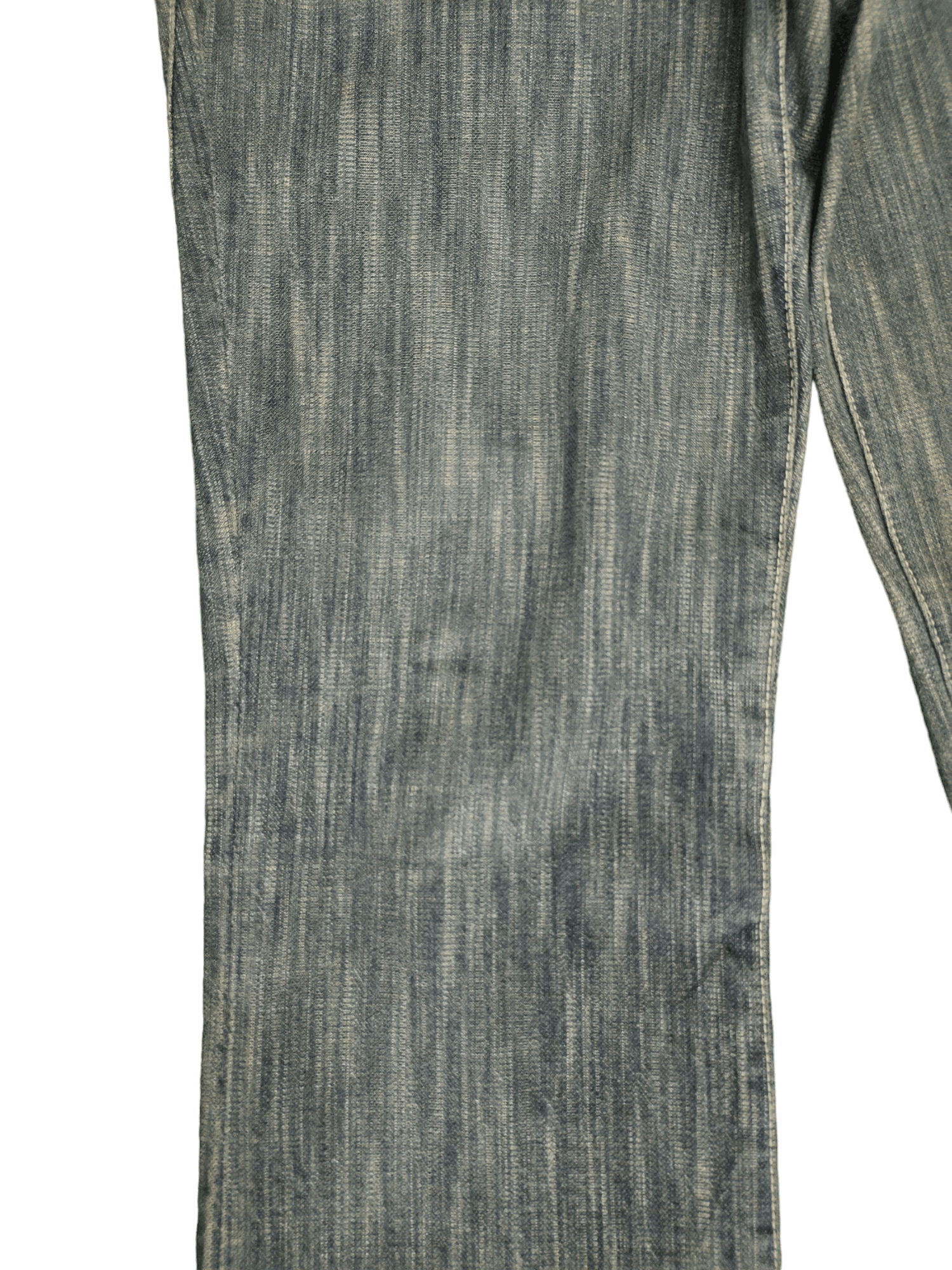 If Six Was Nine Flare Jeans Body Butter Distress Faded Boot Cut Y2k Mudmax Size US 33 - 7 Thumbnail