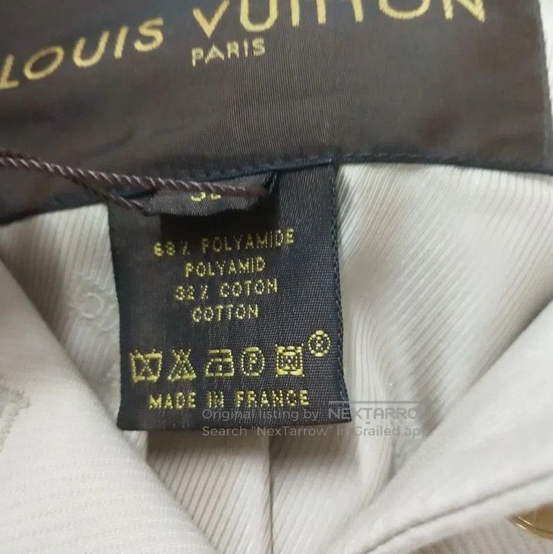 Louis Vuitton Louis Vuitton Beige Cotton Stand Collar Coat. Size US M / EU 48-50 / 2 - 8 Thumbnail