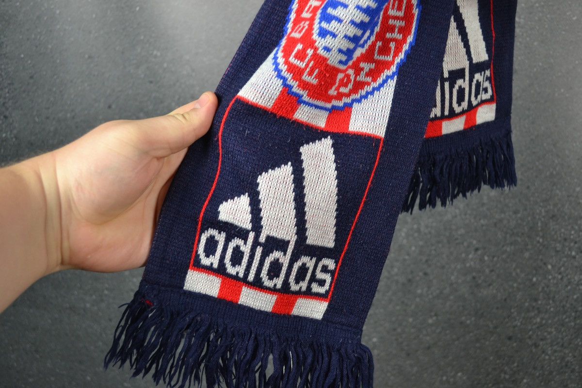 Adidas × Vintage Bayern Munchen Football Scarf Adidas Vintage Soccer Size ONE SIZE - 5 Thumbnail