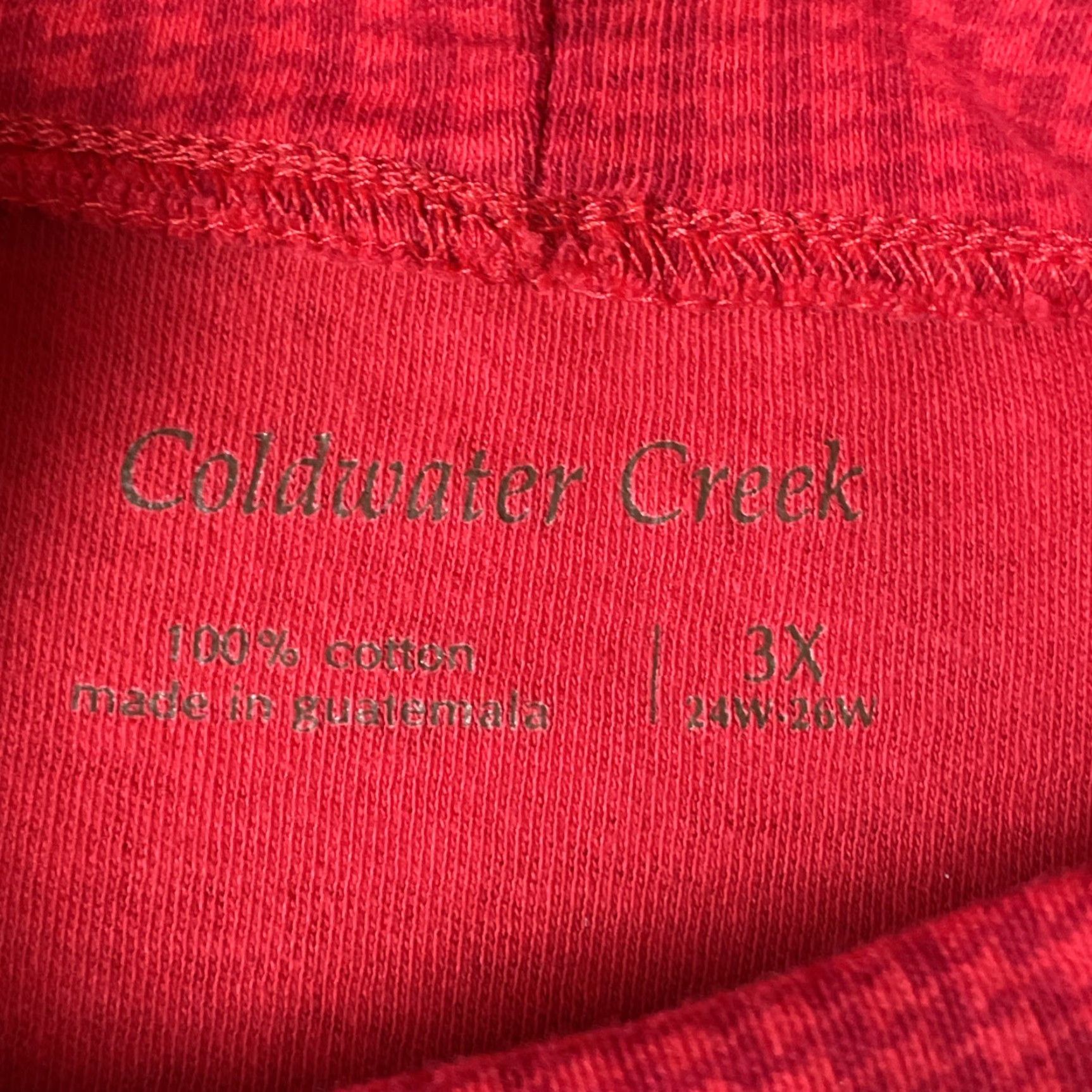 Coldwater Creek Coldwater Creek Turtleneck Shirt Top Women’s 3X Red Knit Pullover Houndstooth Size XXL / US 16-18 / IT 52-54 - 7 Thumbnail
