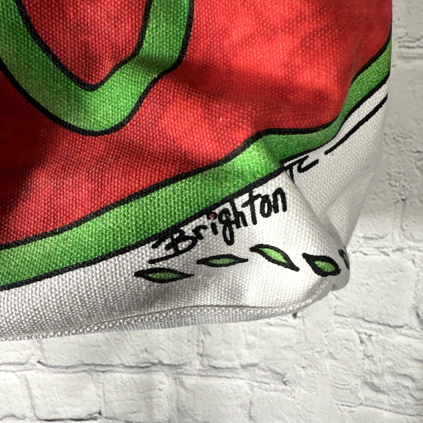Brighton Brighton Love And Joy Canvas Tote Bag Red Bird Christmas Holly Inside Coated Tote Women Medium Multicolor Handles White Lining Holiday Pattern Size M / US 6-8 / IT 42-44 - 4 Thumbnail