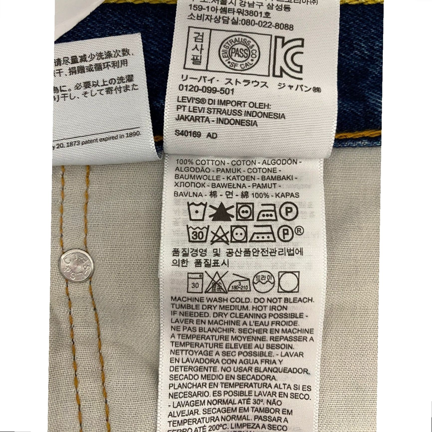 Levi's Levi's 505 Jeans Mens Regular Fit Denim Blue 38x30 Pants Straight Pocket Cotton Denim Zip Button Inseam 30 Vintage No Size US 38 / EU 54 - 5 Thumbnail