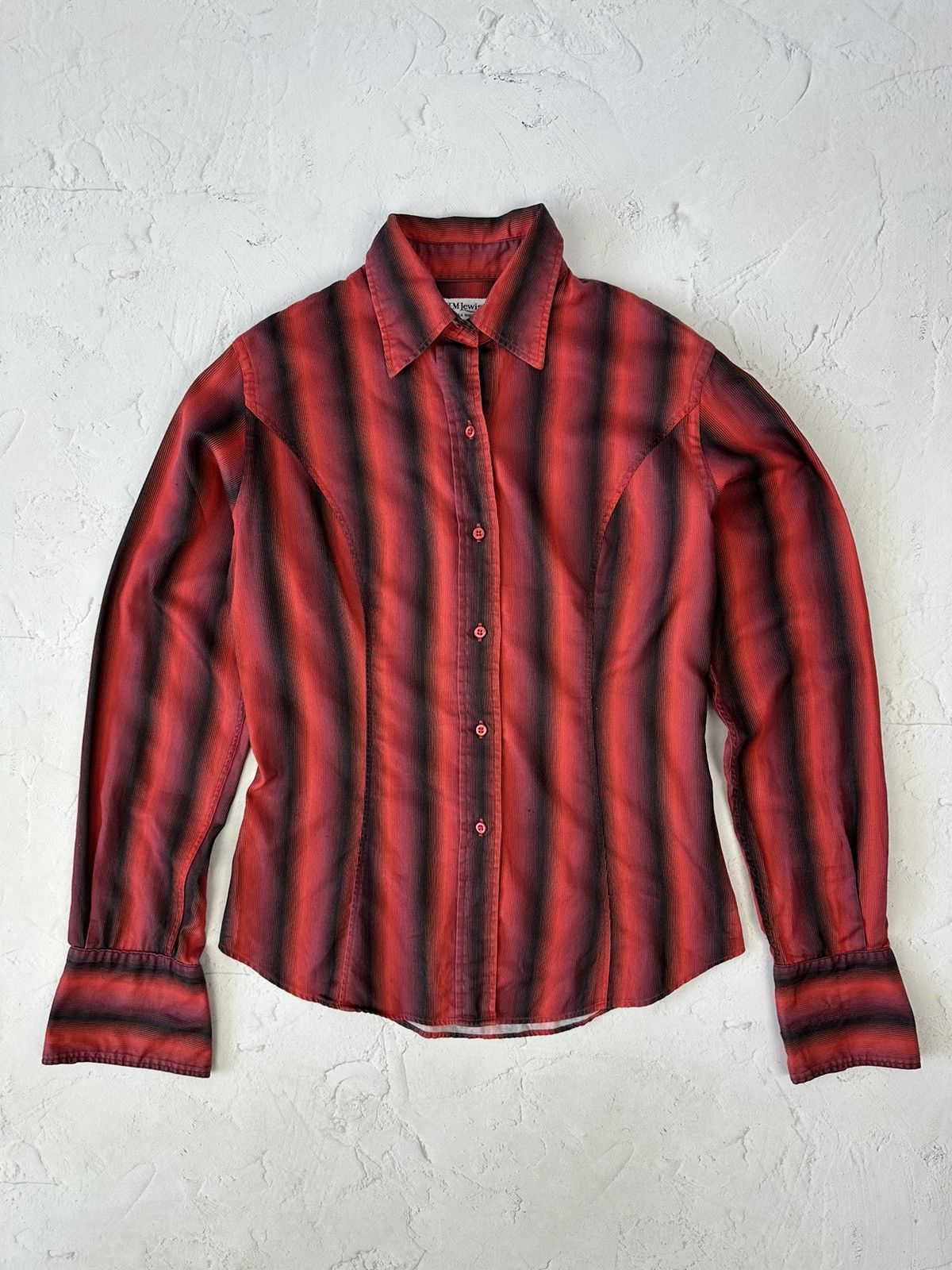 Vintage Vintage Gaultier Style Stripped Shirt Size M / US 6-8 / IT 42-44 - 1 Thumbnail