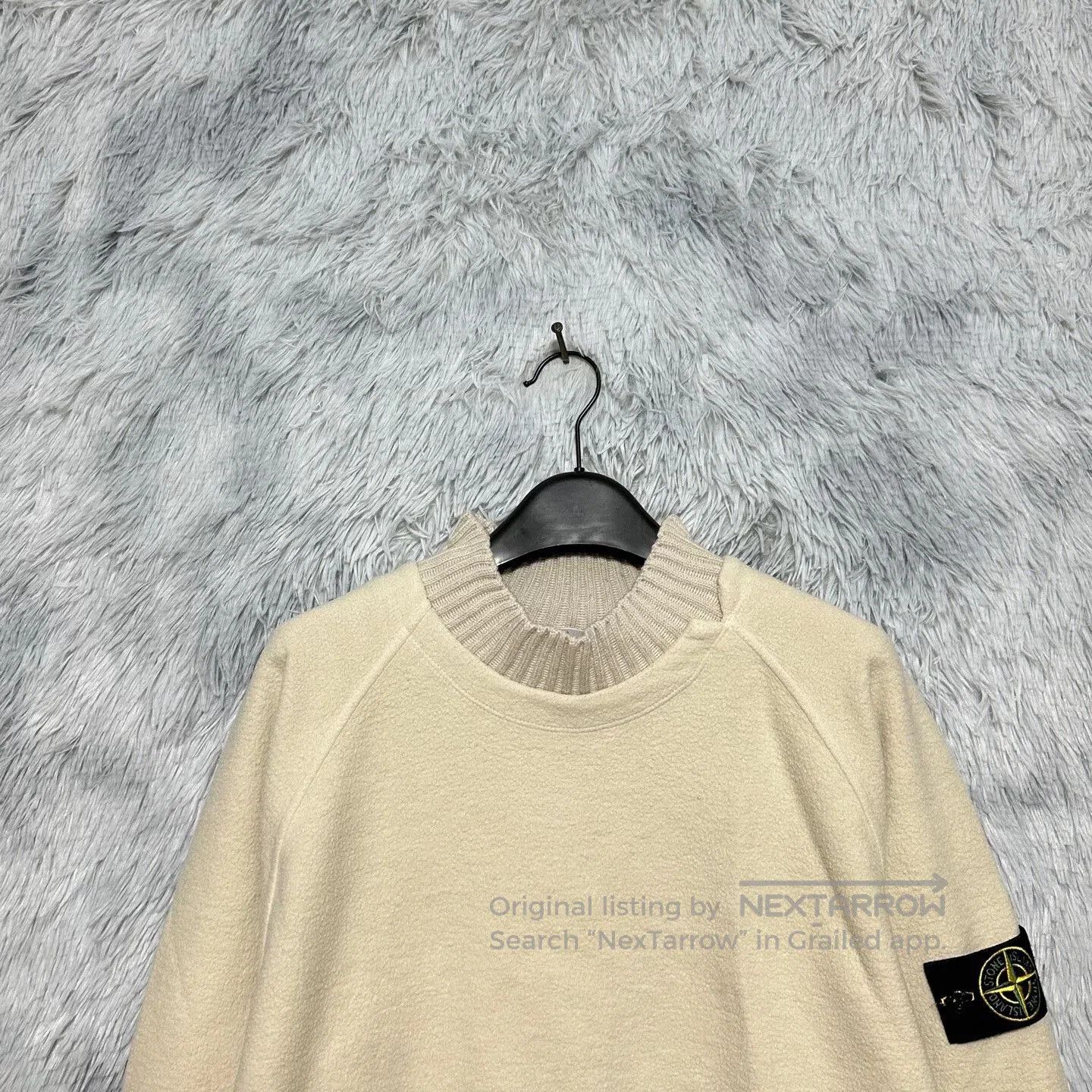 Stone Island stone island wool turtleneck sweater in beige. Size US L / EU 52-54 / 3 - 3 Thumbnail