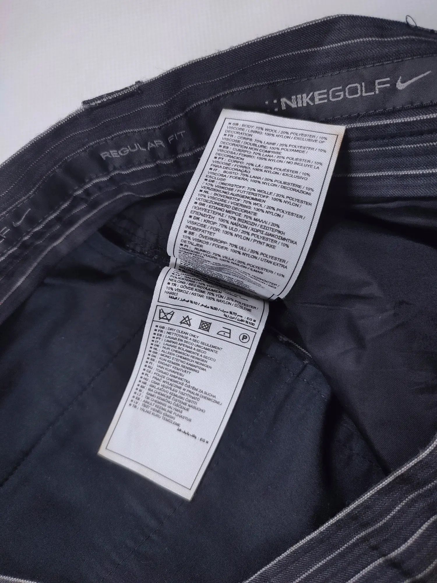 Nike × Vintage Nike Wool Golf Striped Trousers Pants Size US 32 / EU 48 - 17 Thumbnail