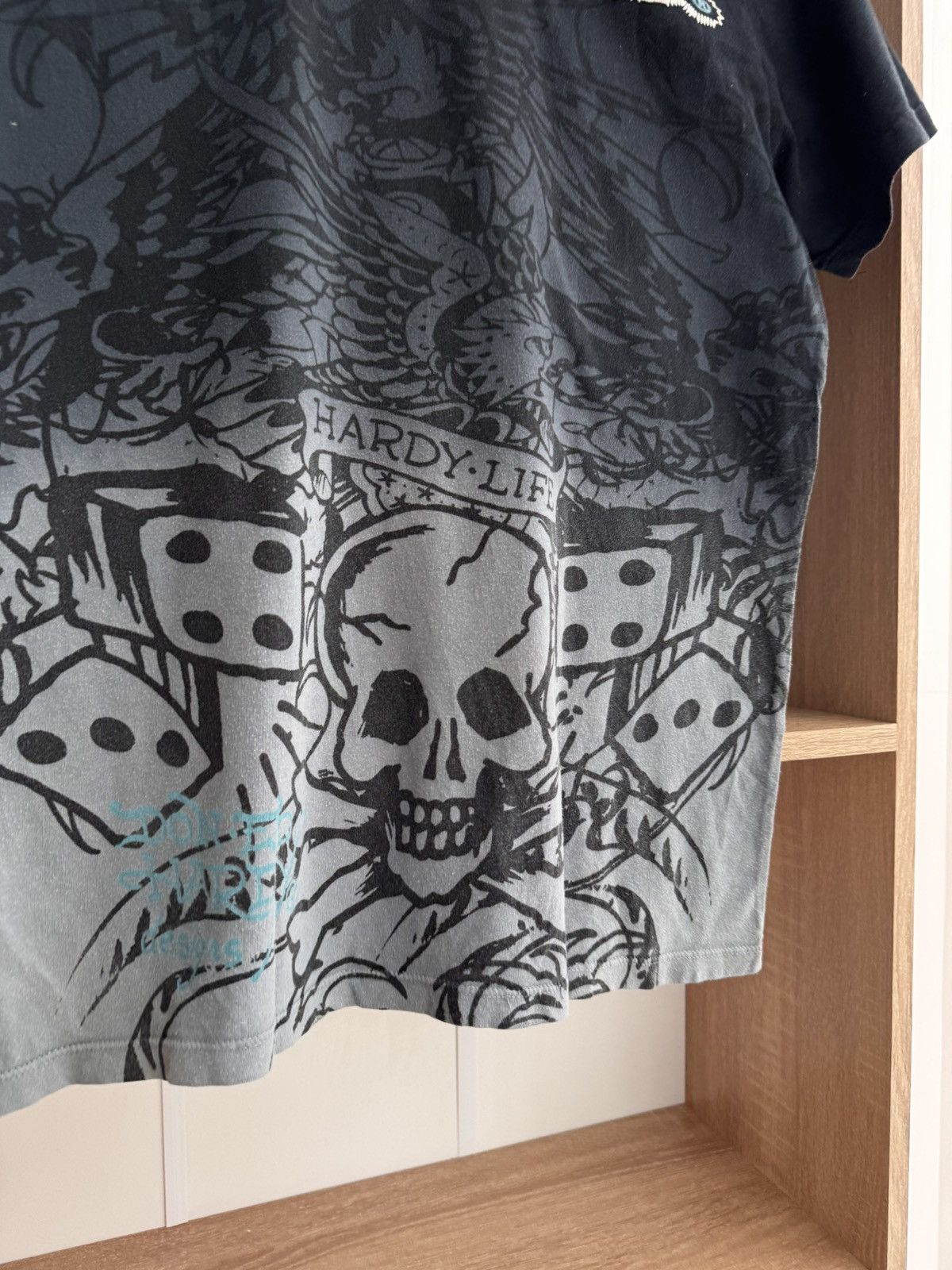 Christian Audigier × Ed Hardy × Vintage Vintage Ed Hardy by Christian Audigier Japanese T-Shirt Size US S / EU 44-46 / 1 - 8 Thumbnail