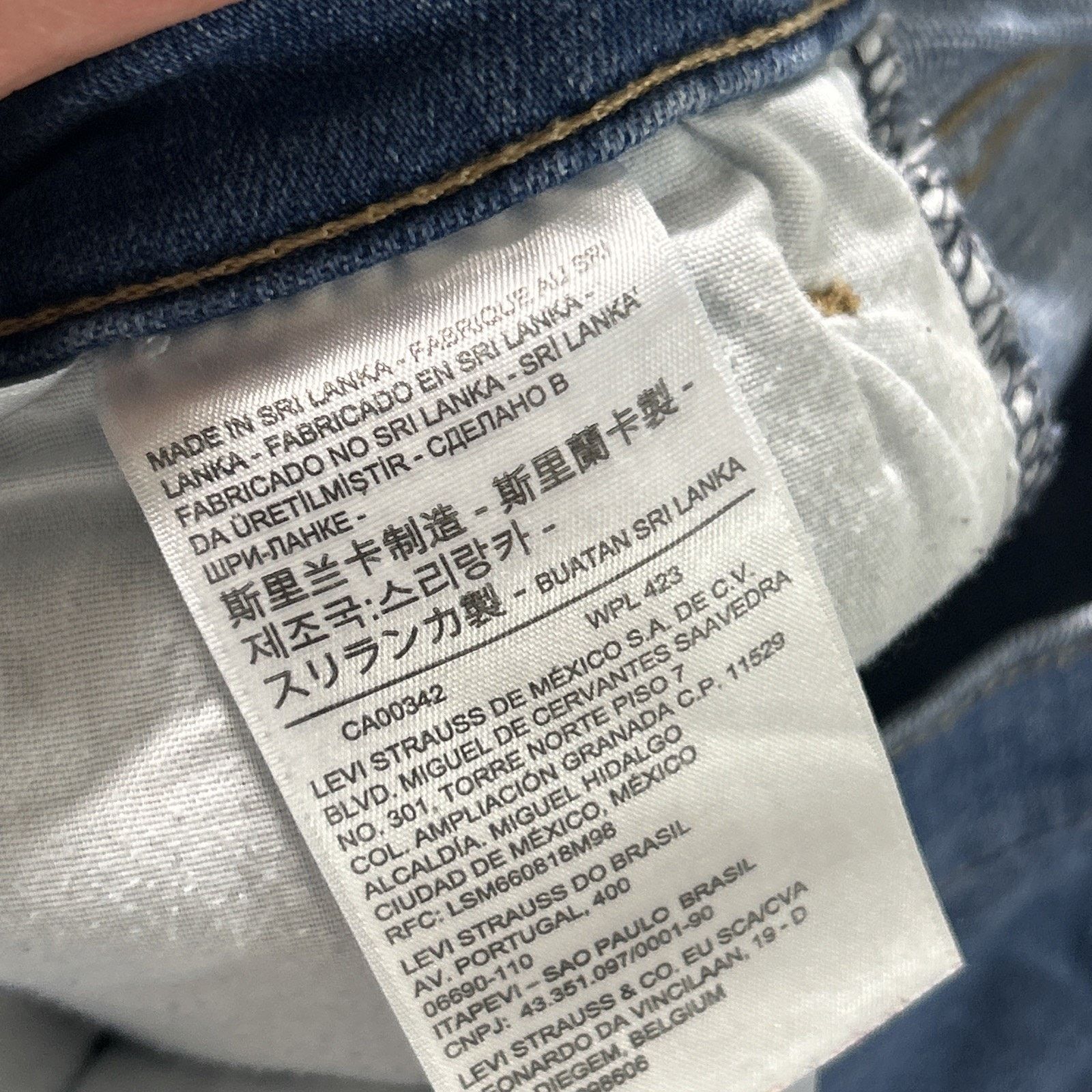 Levi's Levis 724 Straight Crop Jeans Women 30x25 High Rise Hamilton Size 30" / US 8 / IT 44 - 7 Thumbnail