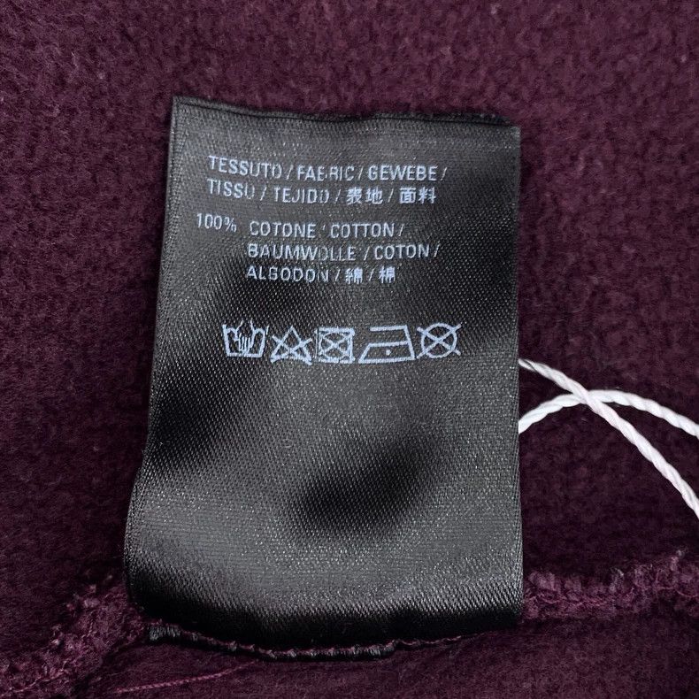 Balenciaga Balenciaga Purple logo monogrammed cotton hooded drawstrin Size US S / EU 44-46 / 1 - 8 Thumbnail