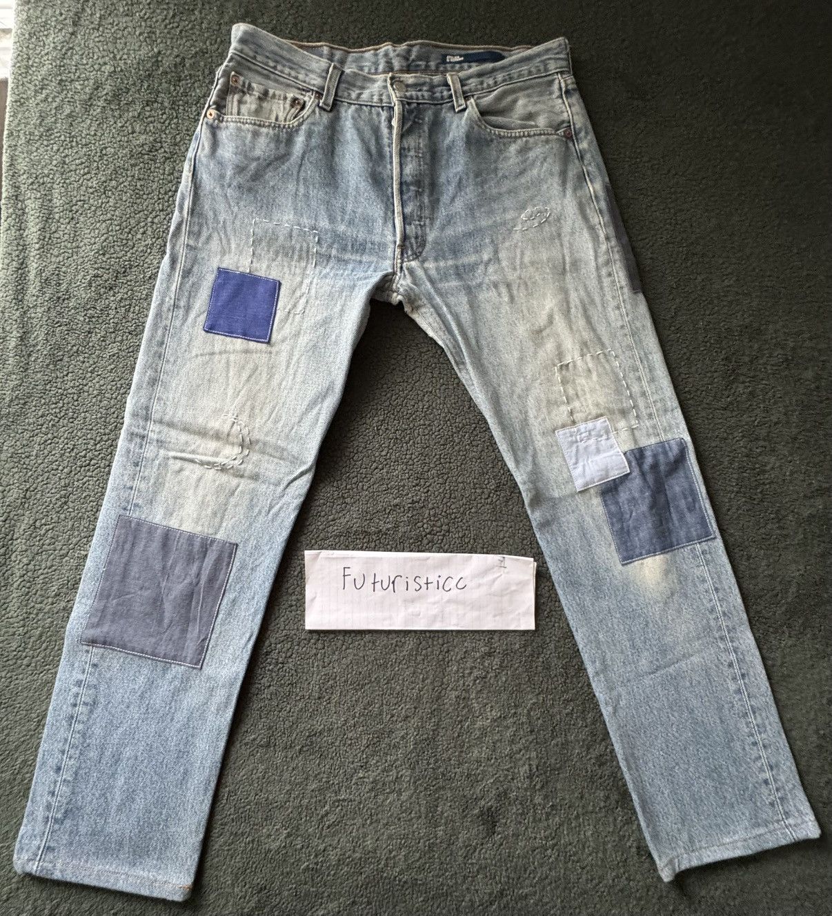 Atelier & Repairs × Levi's Atelier & Repairs Patchwork Jeans Size US 33 - 1 Thumbnail
