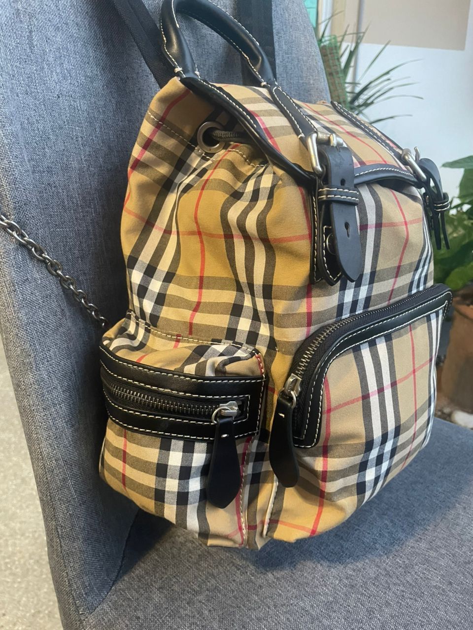 Burberry Authentic Burberry Nova Check Mini Backpack Size ONE SIZE - 5 Thumbnail