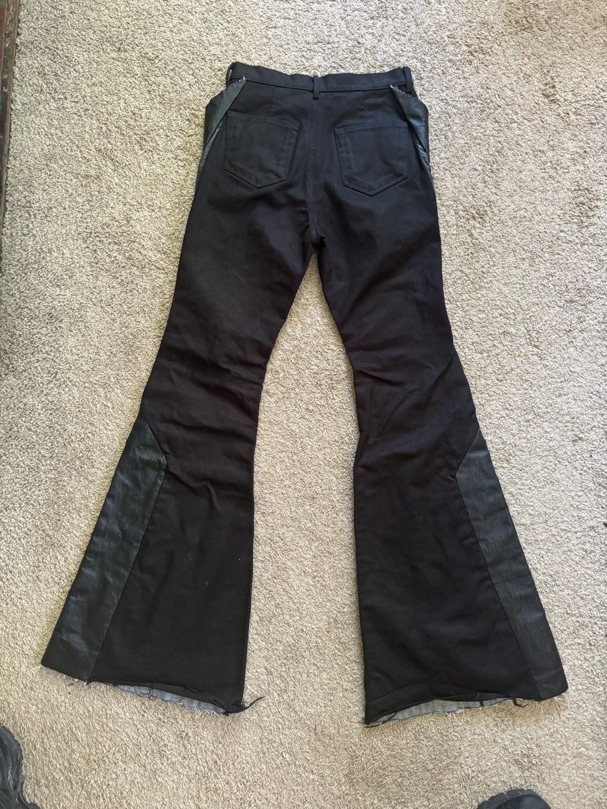 Rick Owens S/S 23 Rick Owen's Edfu Bolan Slivered Jeans