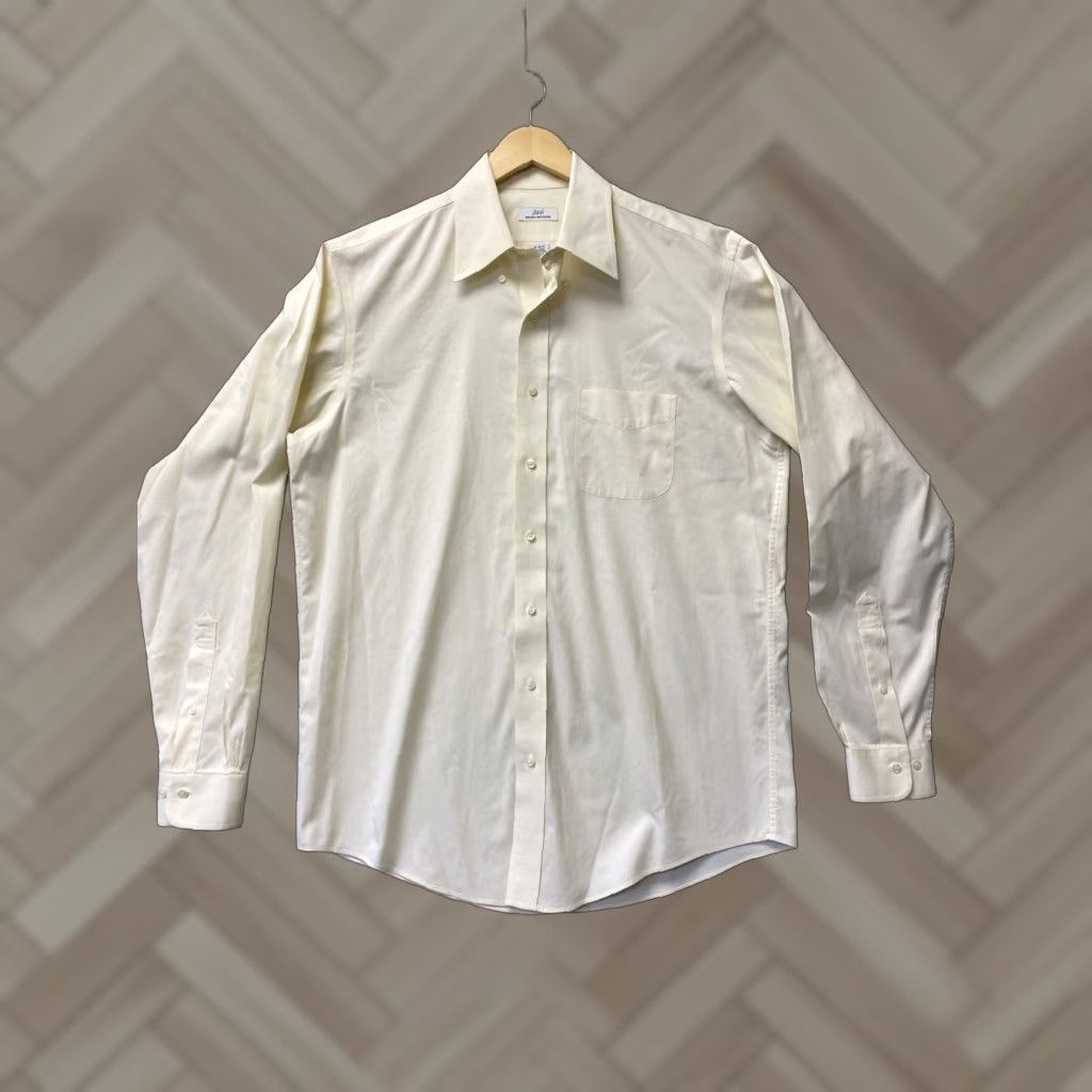 Brooks Brothers VINTAGE Brooks Brothers Button-Down Shirt Men 16-16/37 Yellow Cotton Casual All Seasons Size US L / EU 52-54 / 3 - 1 Thumbnail