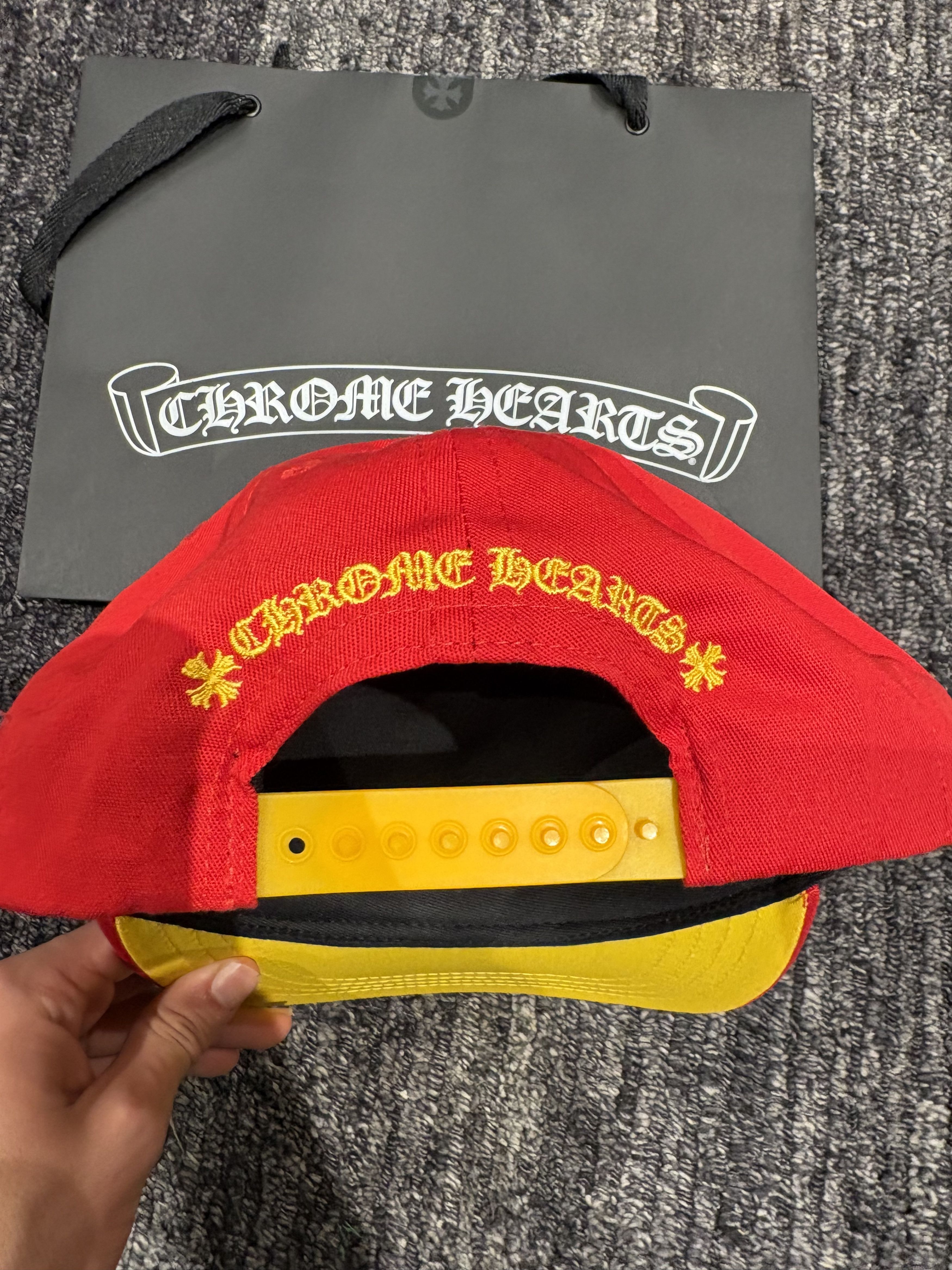 Chrome Hearts chrome hearts "CH" logo baseball hat Size ONE SIZE - 8 Thumbnail