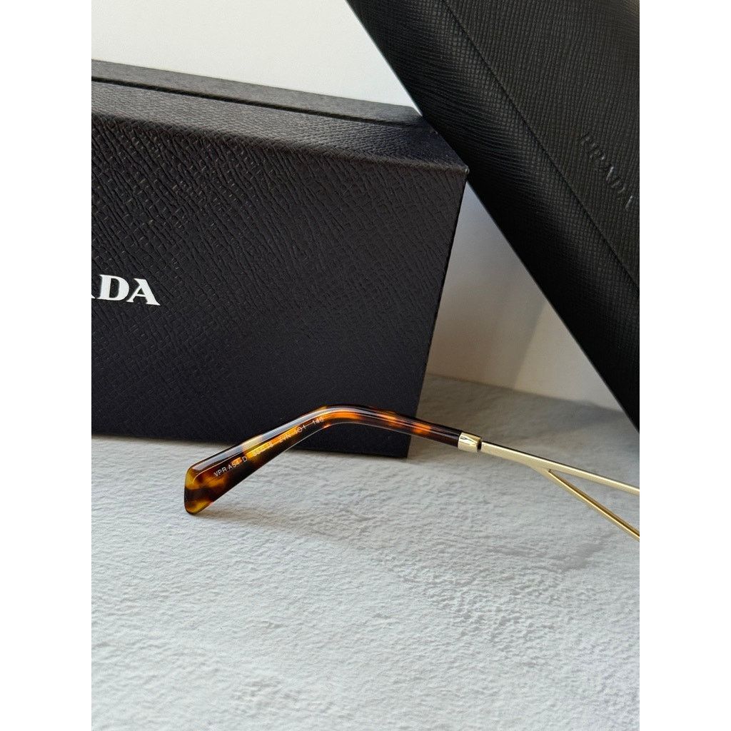 Prada NEW Prada PRA54VD Eyeglasses Frames in Gold White Size ONE SIZE - 8 Thumbnail