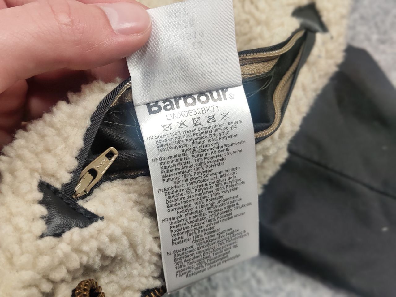 Barbour Barbour International flywheel Parka Waxed Coat Fur Jacket Size M / US 6-8 / IT 42-44 - 14 Thumbnail