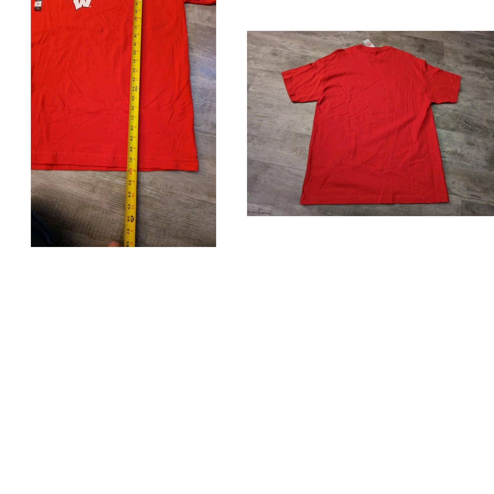 Vintage VINTAGE Foot Locker Wisconsin Badgers T-Shirt Shirt XL Red Short Sleeve Crew Neck Graphic Print Men’s Deadstock NWT Size US XL / EU 56 / 4 - 8 Thumbnail