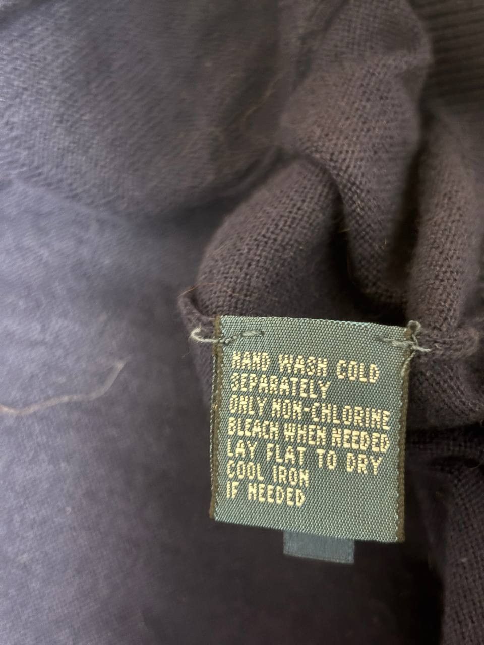 Polo Ralph Lauren Polo Ralph Lauren Pima Cotton Cardigan – Navy – Size L Size US L / EU 52-54 / 3 - 7 Thumbnail