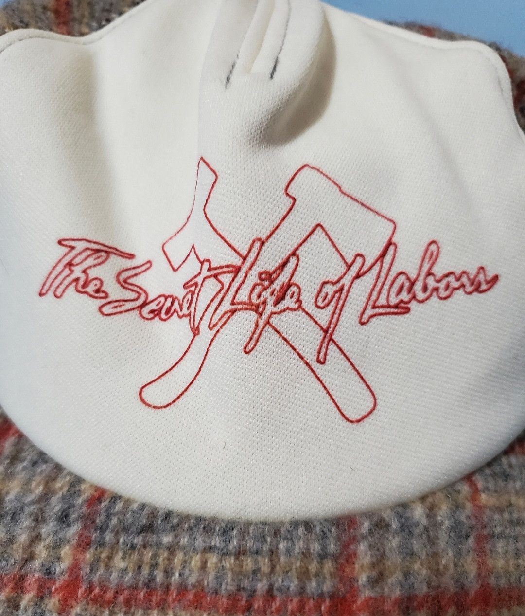 General Research 2003 "Countryman" Red Check Pattern Wool Baseball Cap Size ONE SIZE - 2 Thumbnail