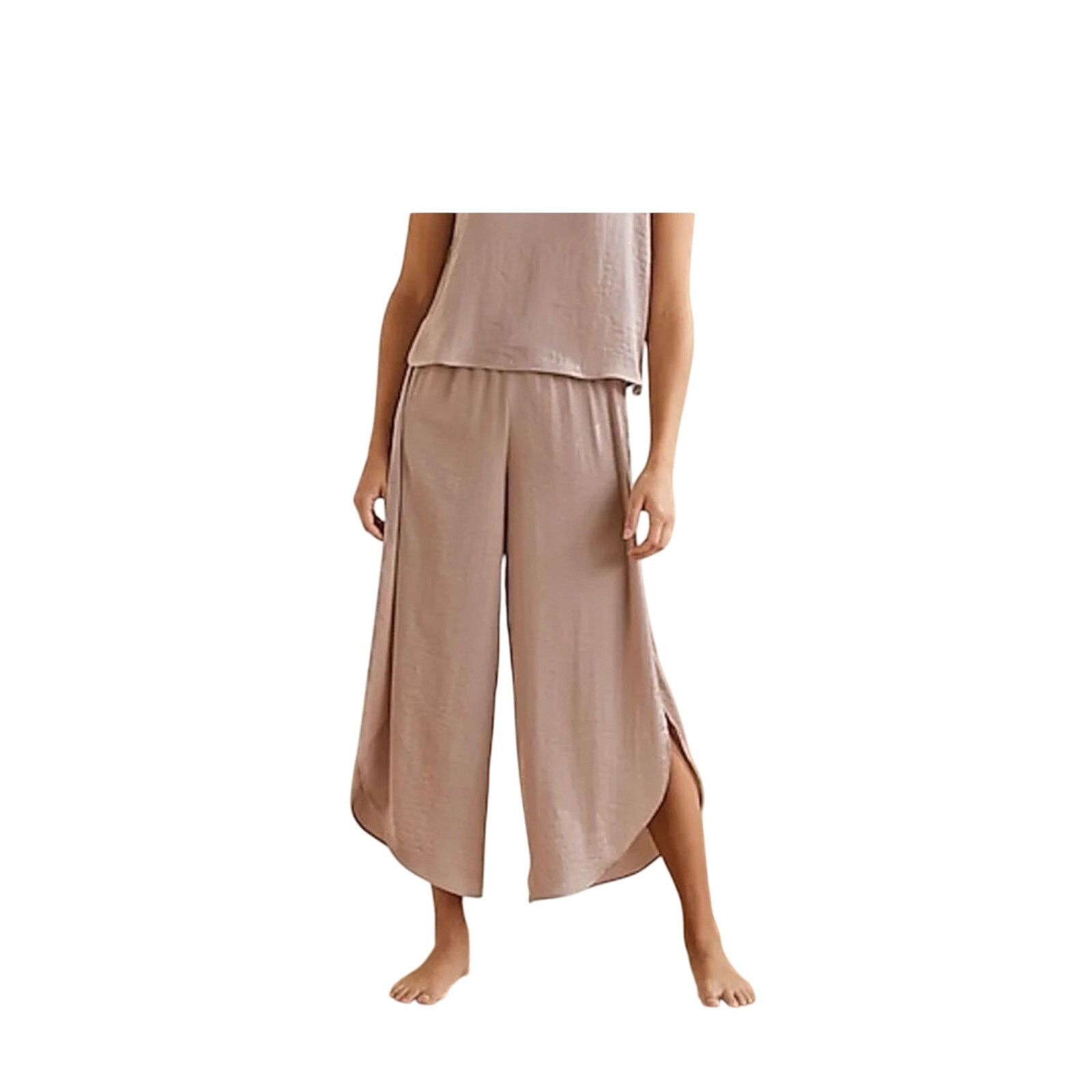 Other Upwest Pants Women XS Pink Split Tulip NWOT Size 27" / US 4 / IT 40 - 1 Thumbnail