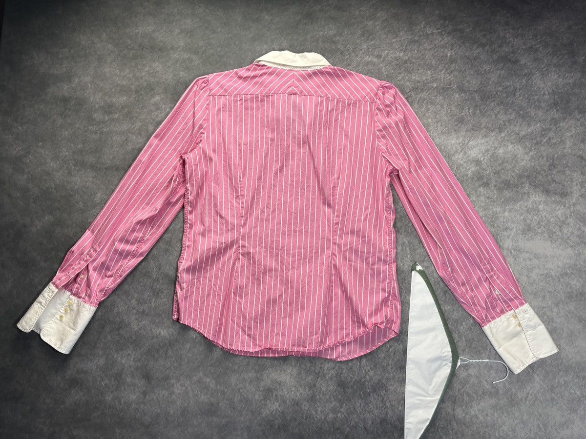 Polo Ralph Lauren 2000s Vintage Ralph Lauren Polo Shirt Striped Pink 90s Prep Size L / US 10 / IT 46 - 11 Thumbnail