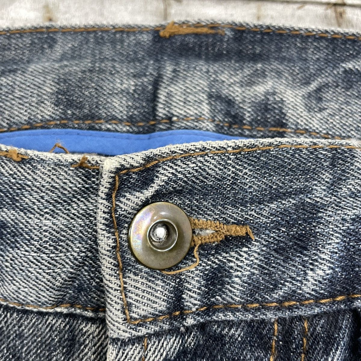Japanese Brand × Leather × Vintage Vintage Japanese Brand Snake Leather Back Pocket wc348 Size US 34 / EU 50 - 7 Thumbnail